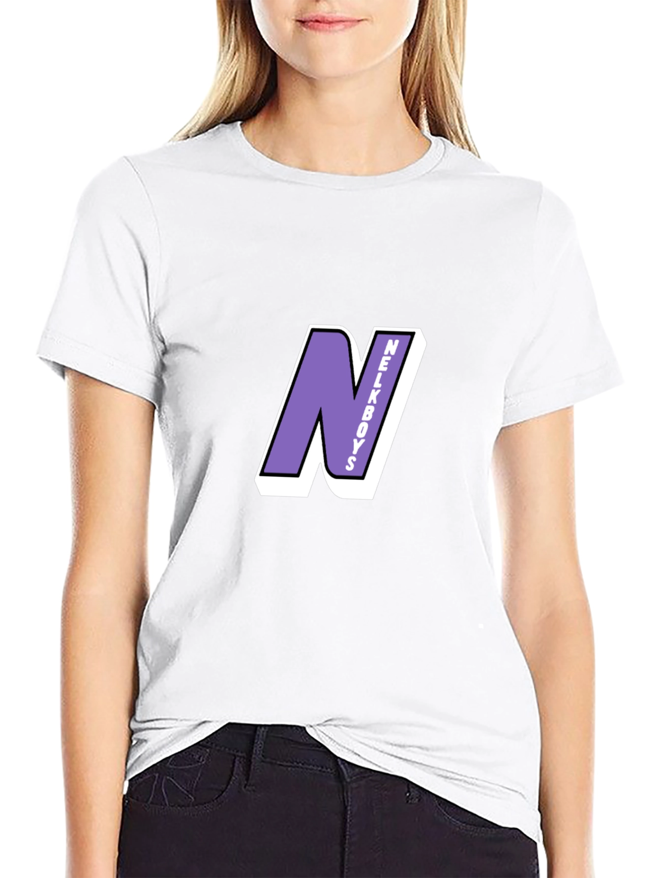 Nelkboys Logo Graphic Black T-Shirt