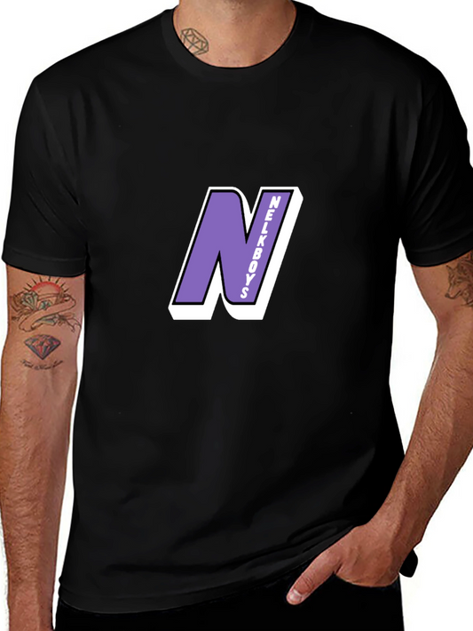 Nelkboys Logo Graphic Black T-Shirt