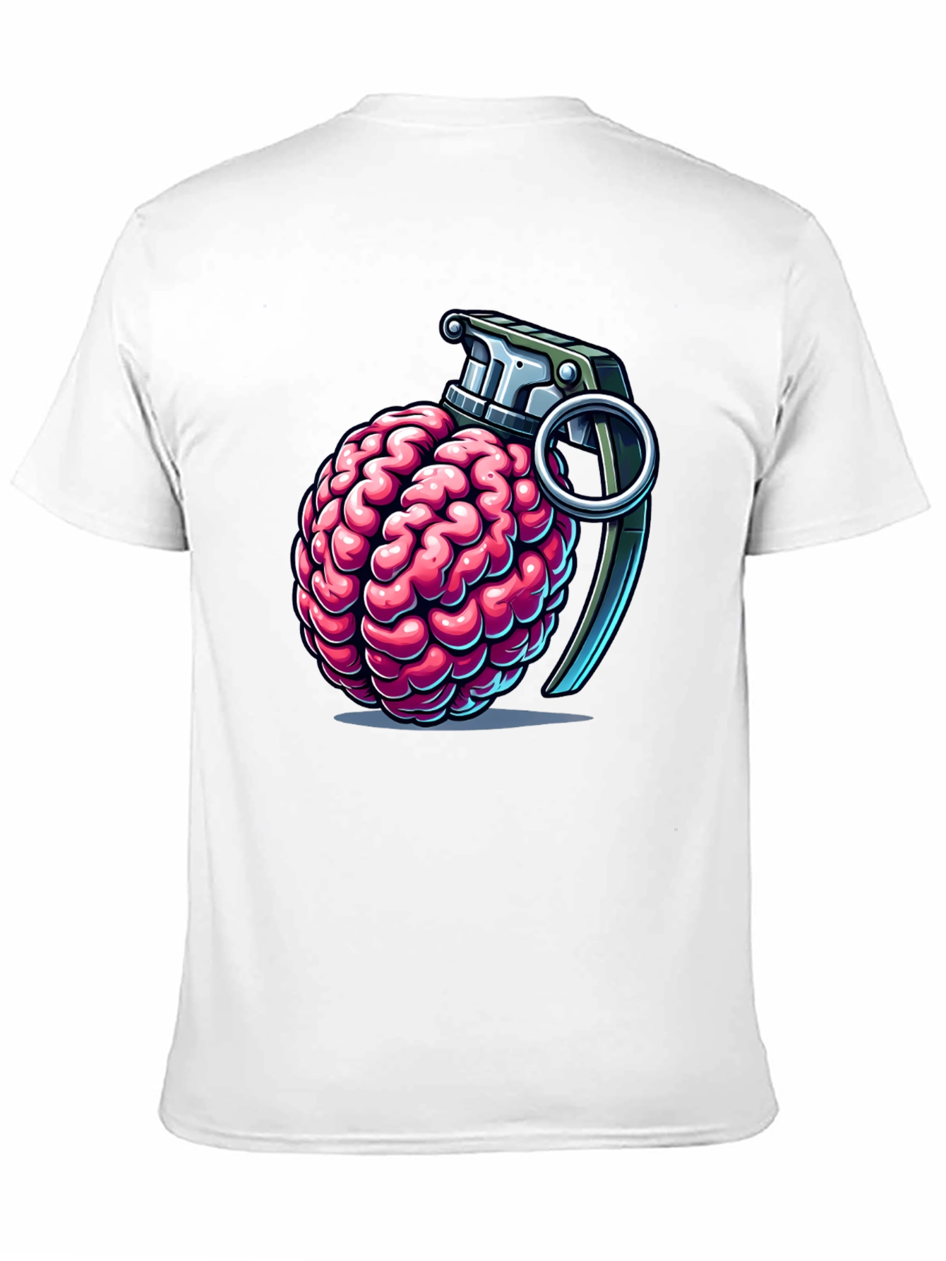 Brain Grenade T-Shirt - Explosive Intellect!