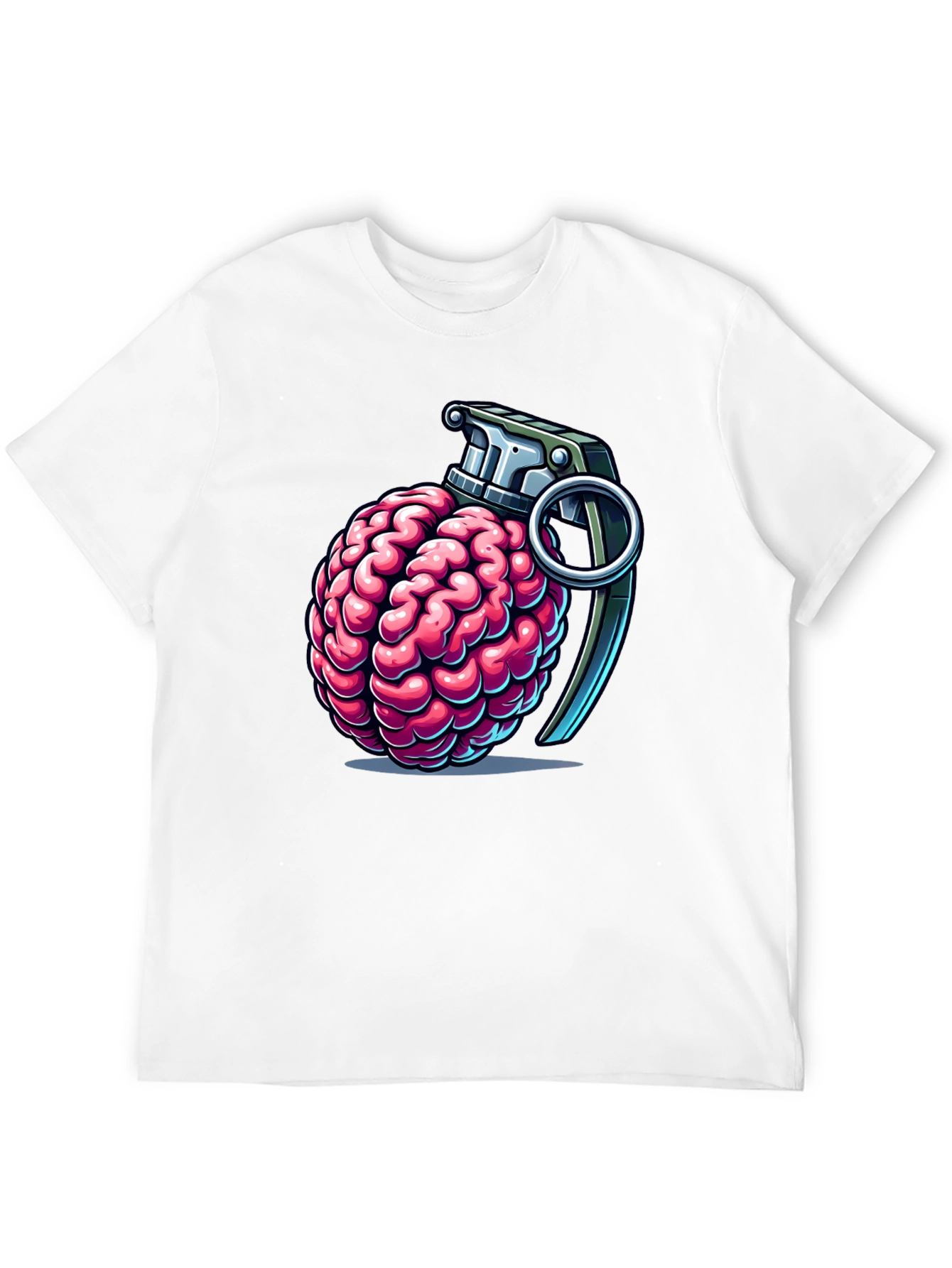 Brain Grenade T-Shirt - Explosive Intellect!