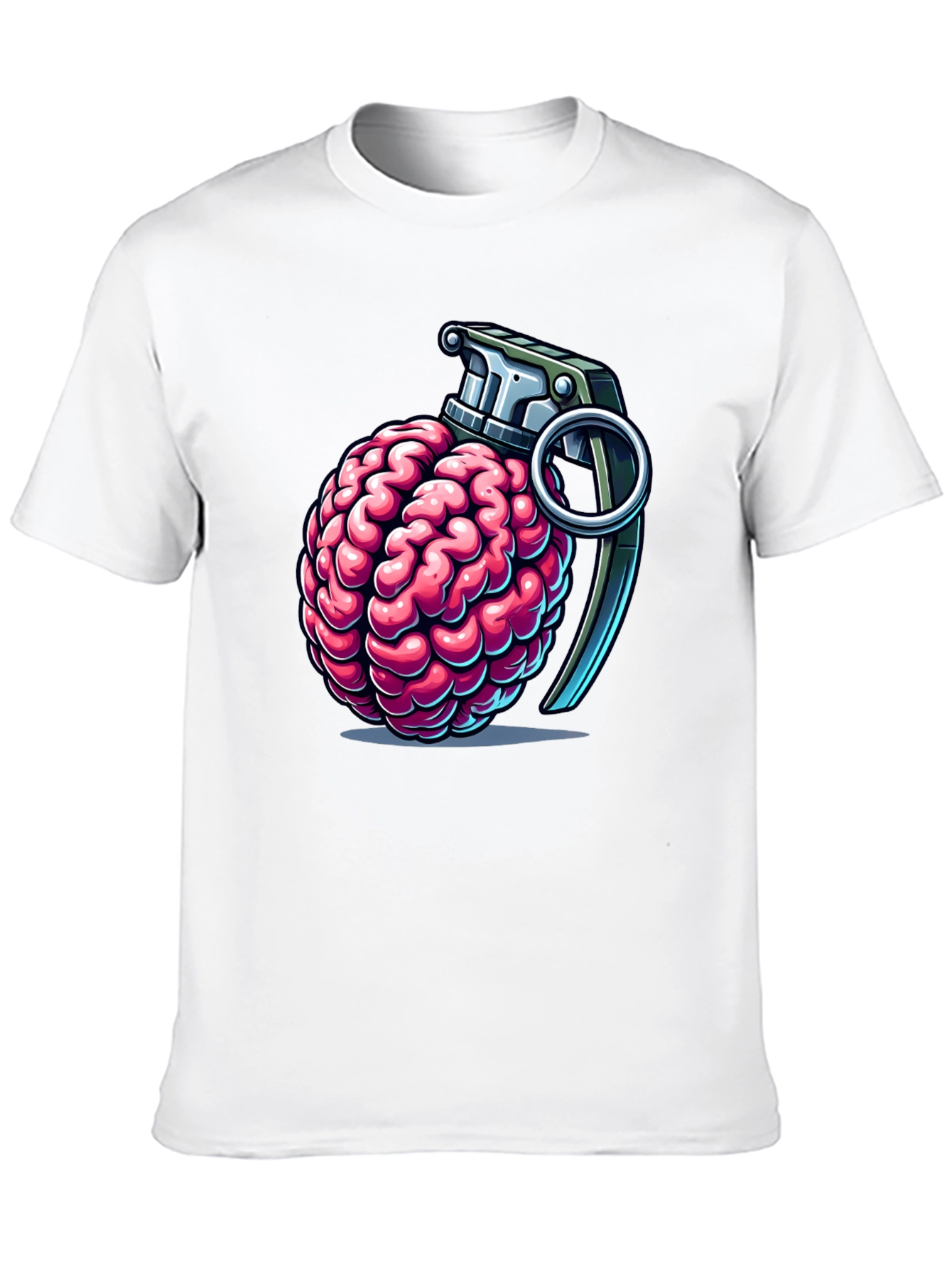 Brain Grenade T-Shirt - Explosive Intellect!