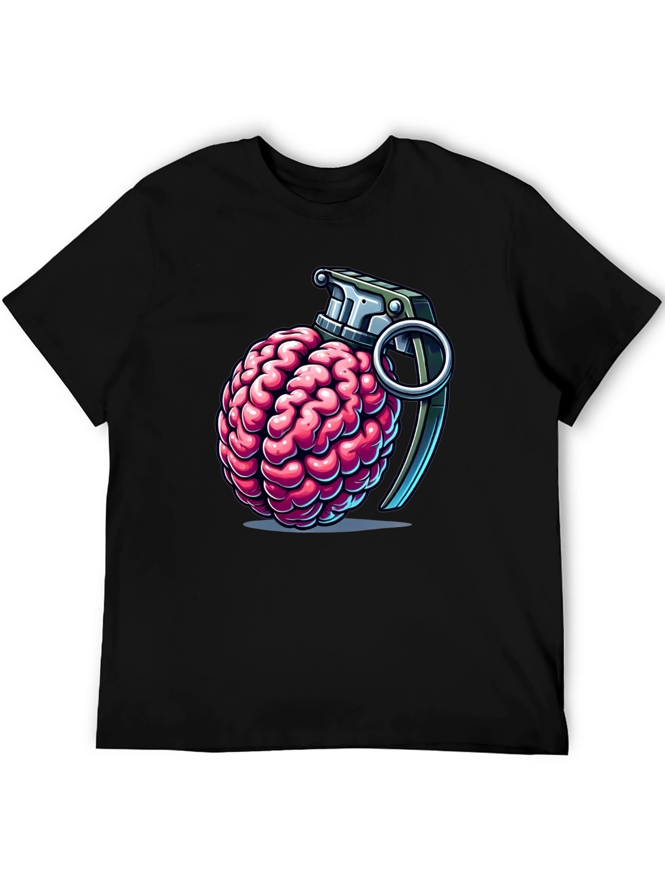 Brain Grenade T-Shirt - Explosive Intellect!