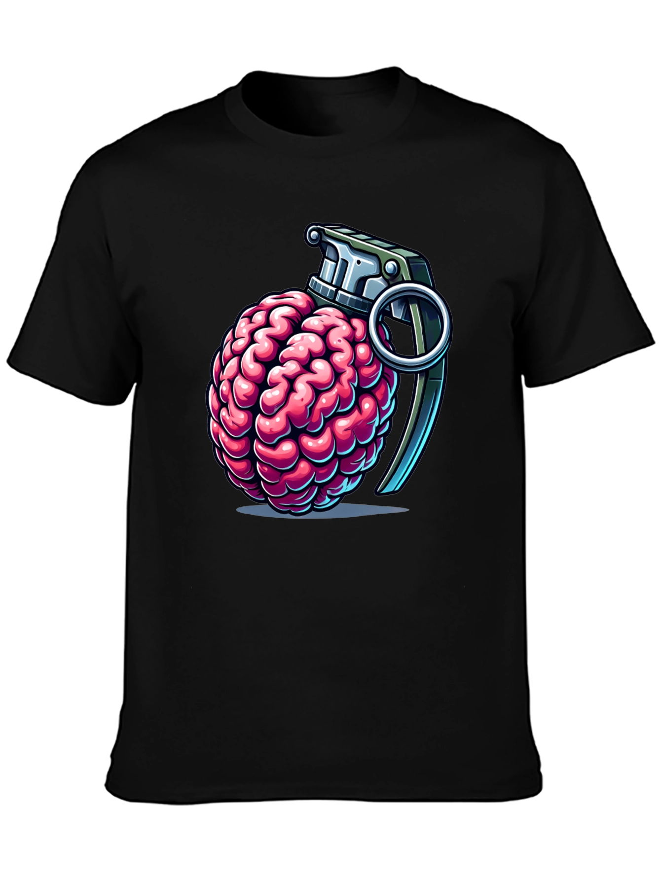 Brain Grenade T-Shirt - Explosive Intellect!