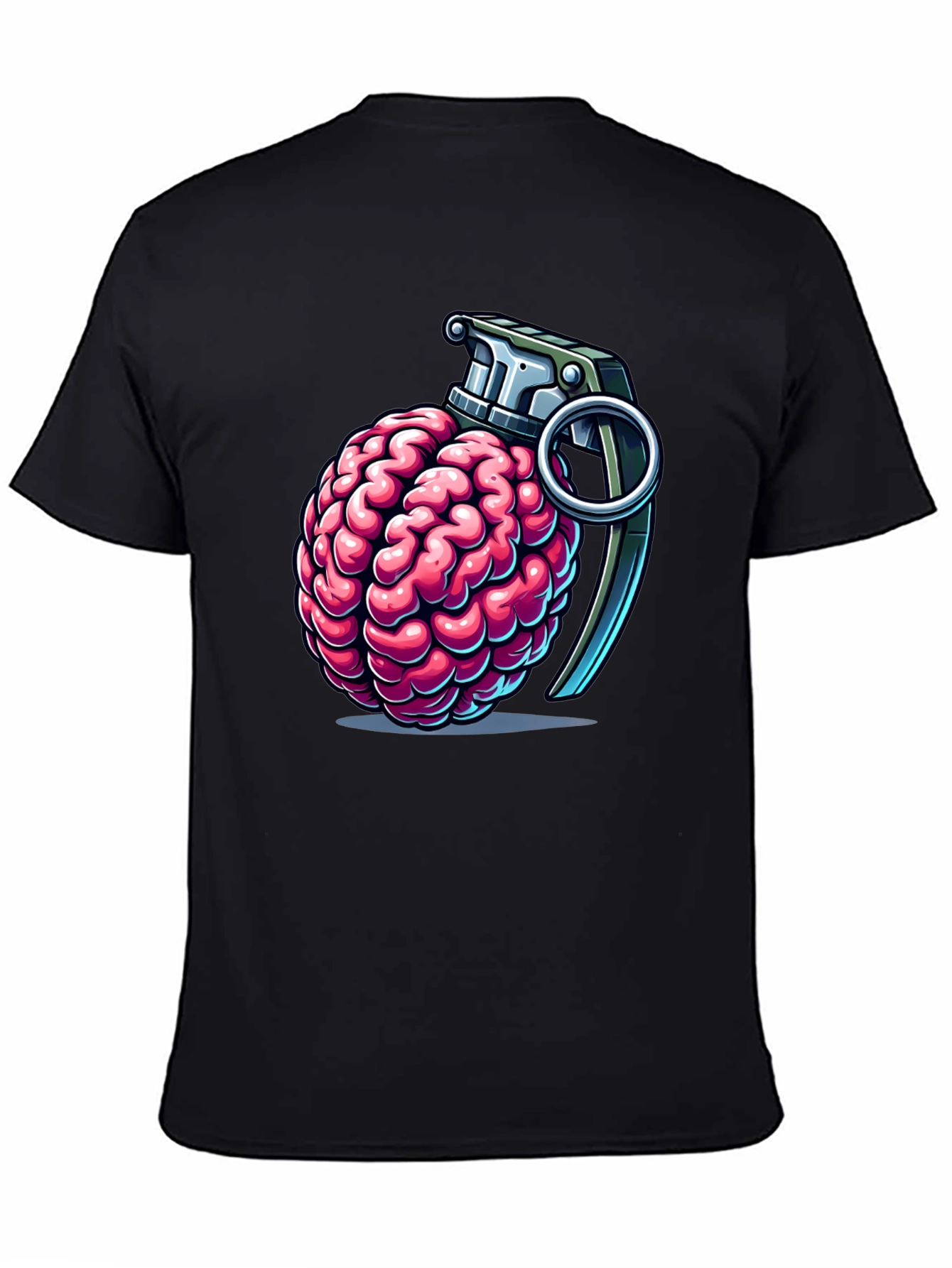 Brain Grenade T-Shirt - Explosive Intellect!