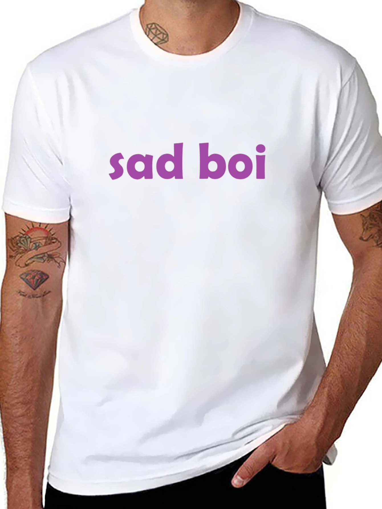 Sad Boi T-Shirt - Trendy Graphic Tee