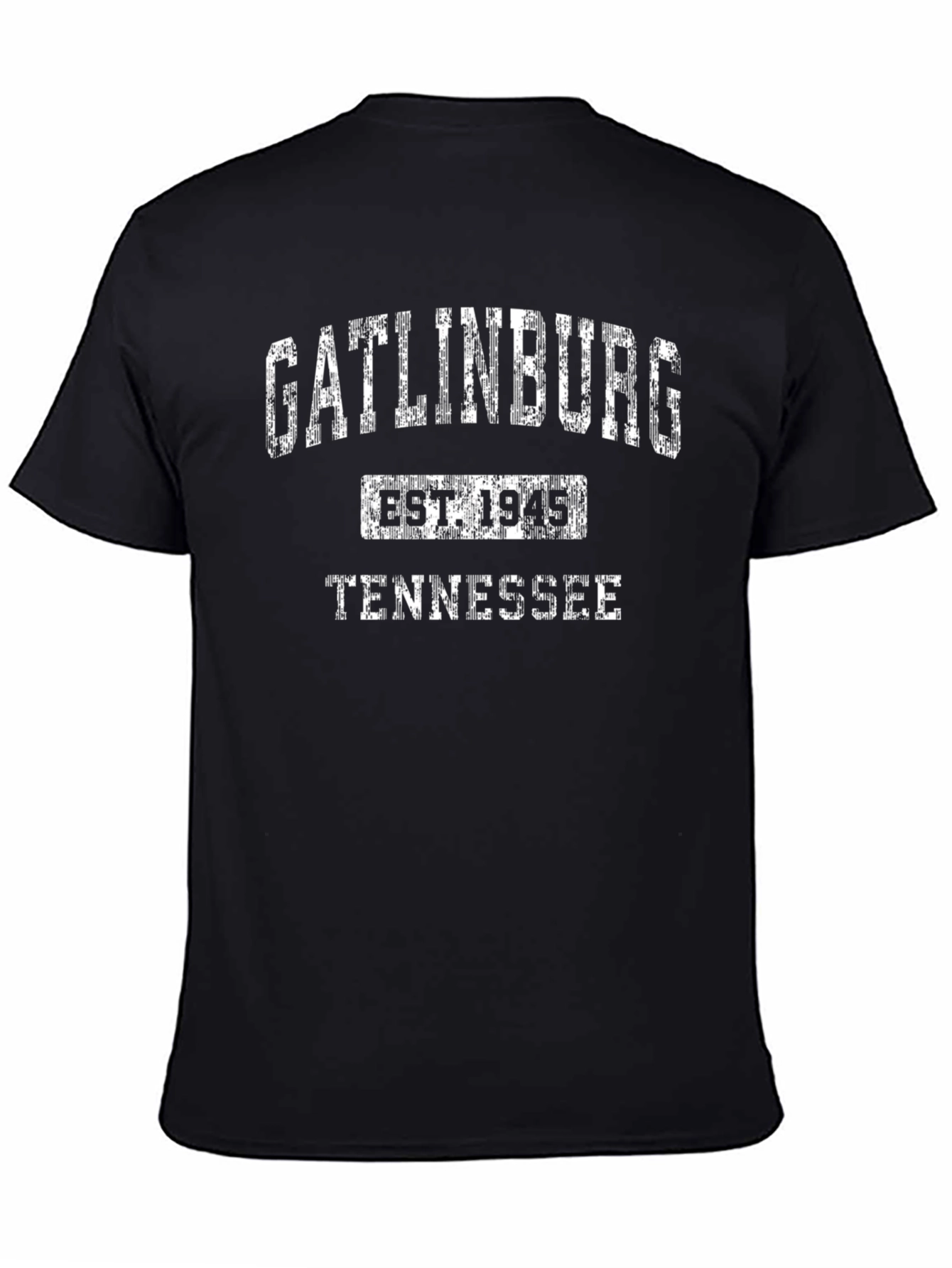 Gatlinburg Tennessee EST. 1945 Black T-Shirt