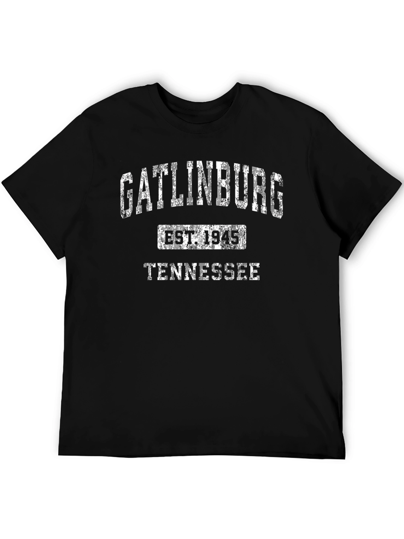 Gatlinburg Tennessee EST. 1945 Black T-Shirt