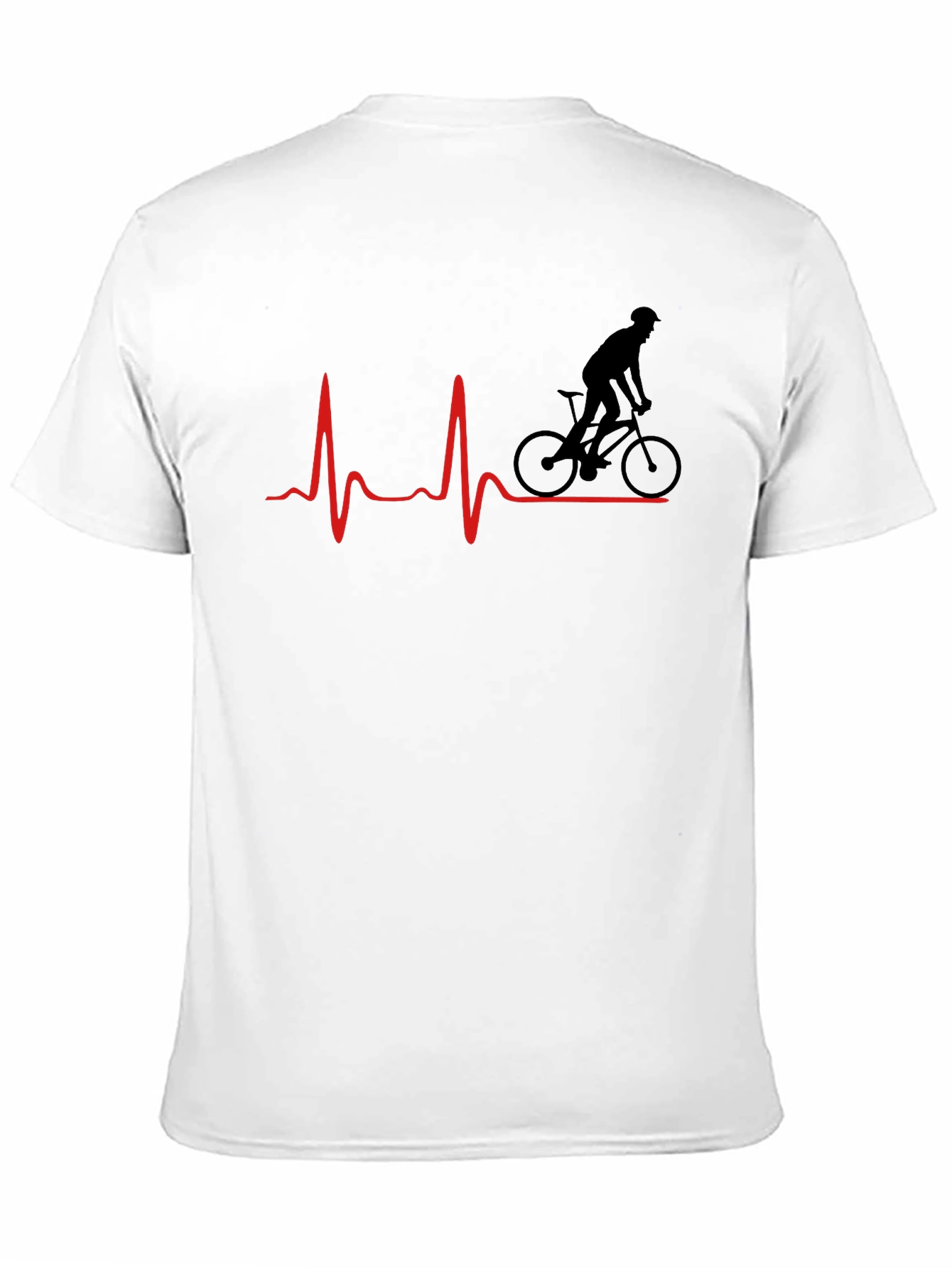 Cyclist Heartbeat Graphic Tee - Ride On!