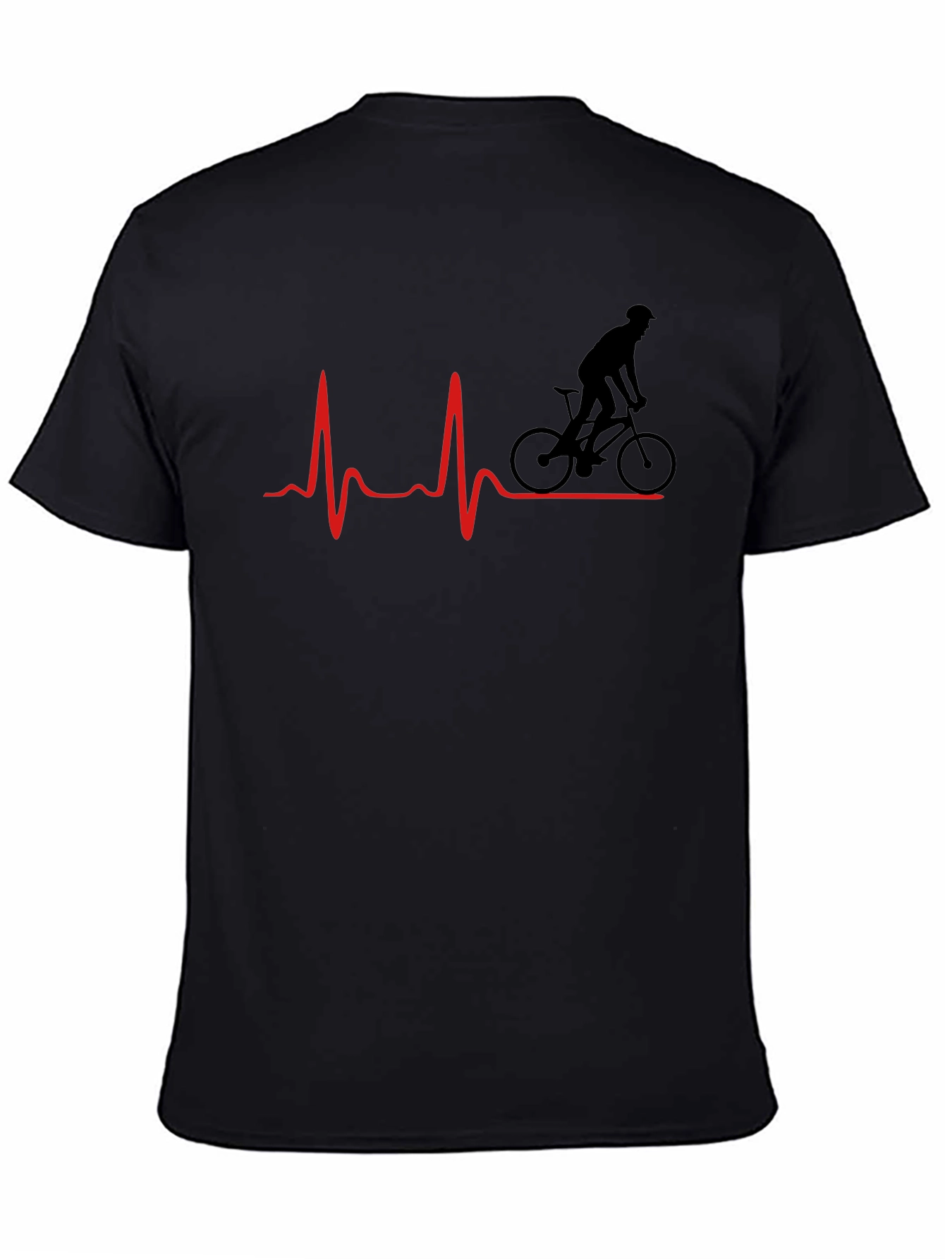 Cyclist Heartbeat Graphic Tee - Ride On!