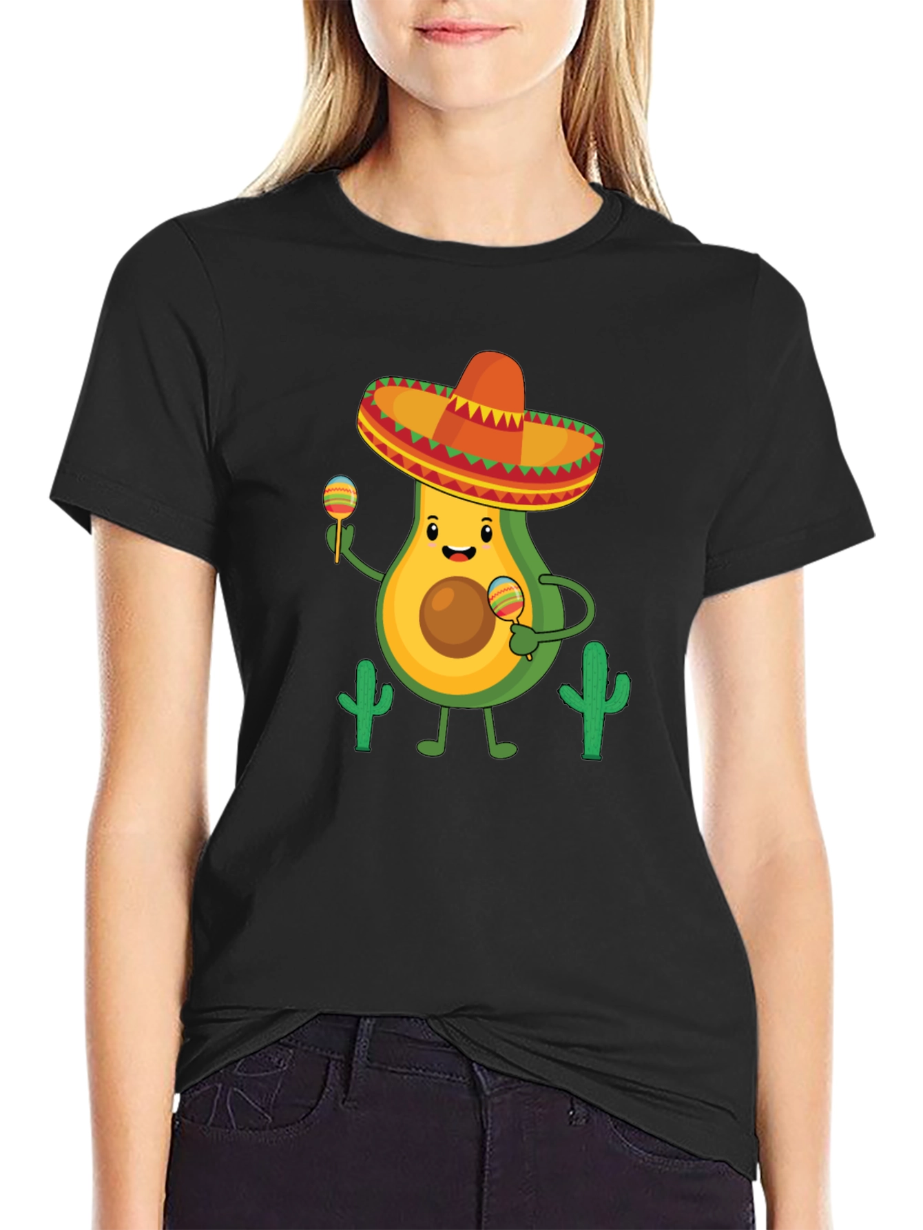 Avocado Mariachi Graphic Tee