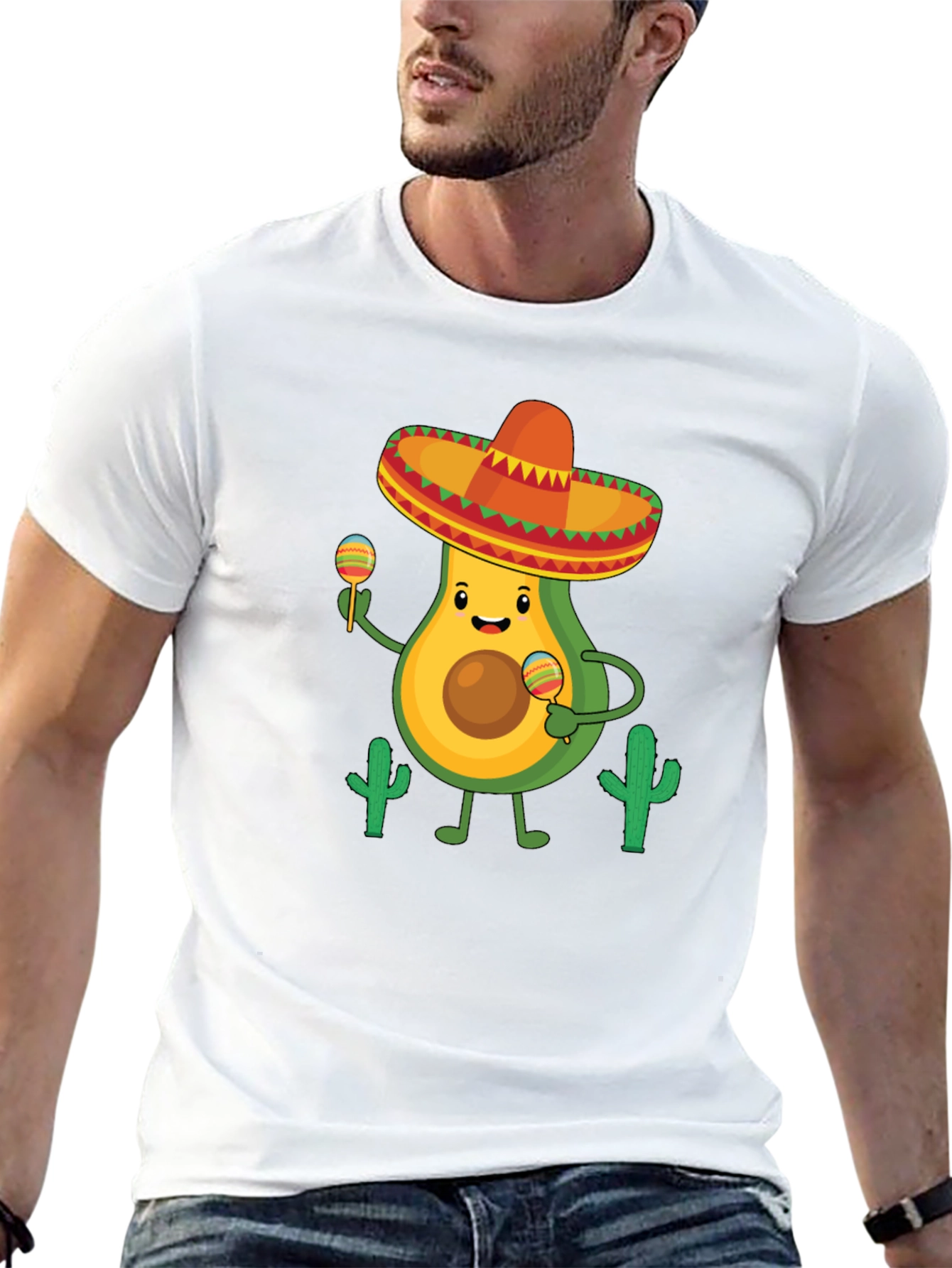 Avocado Mariachi Graphic Tee