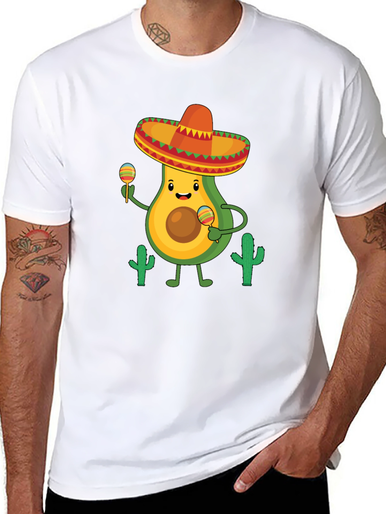 Avocado Mariachi Graphic Tee
