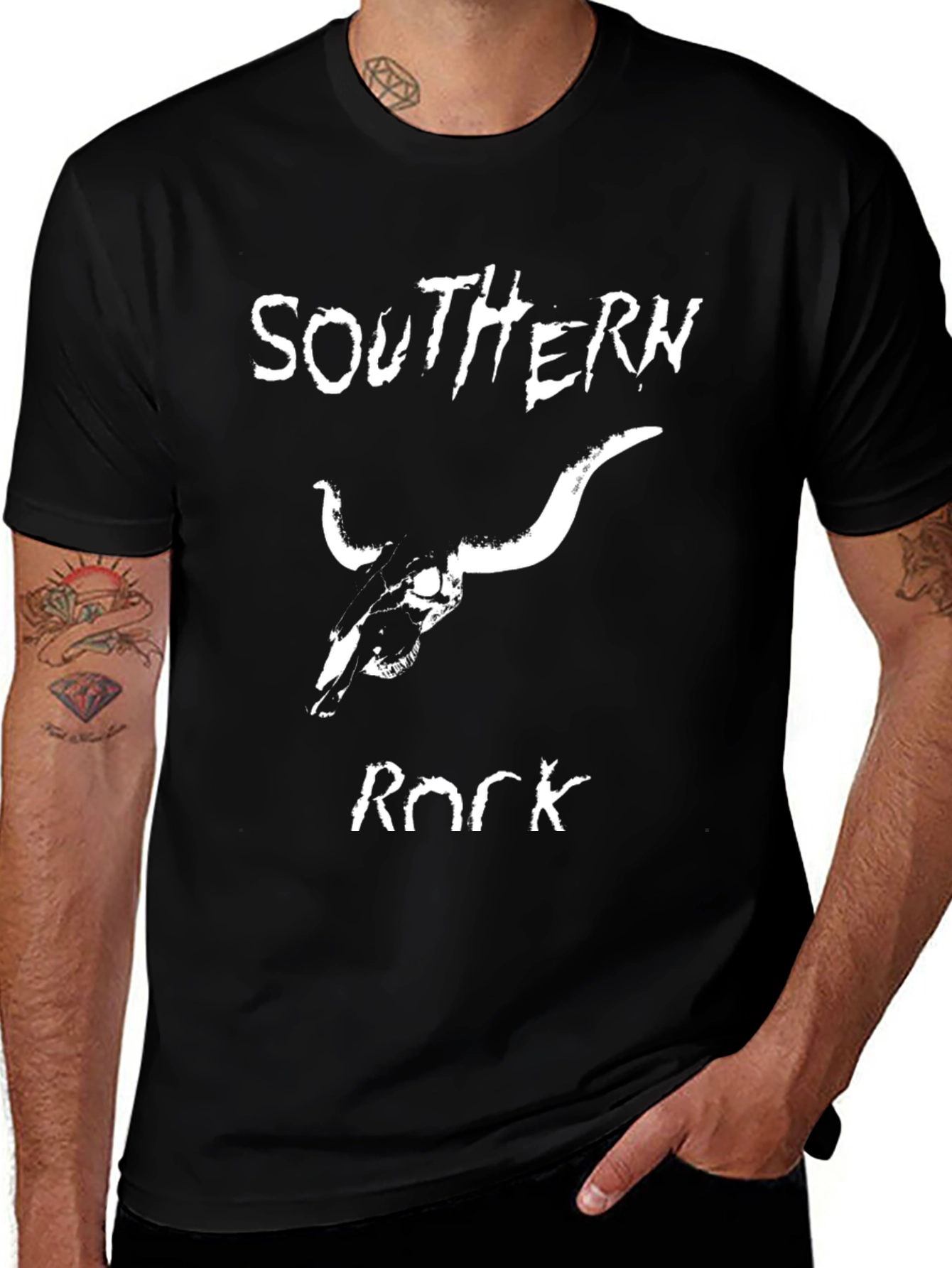 Southern Rock Skull T-Shirt