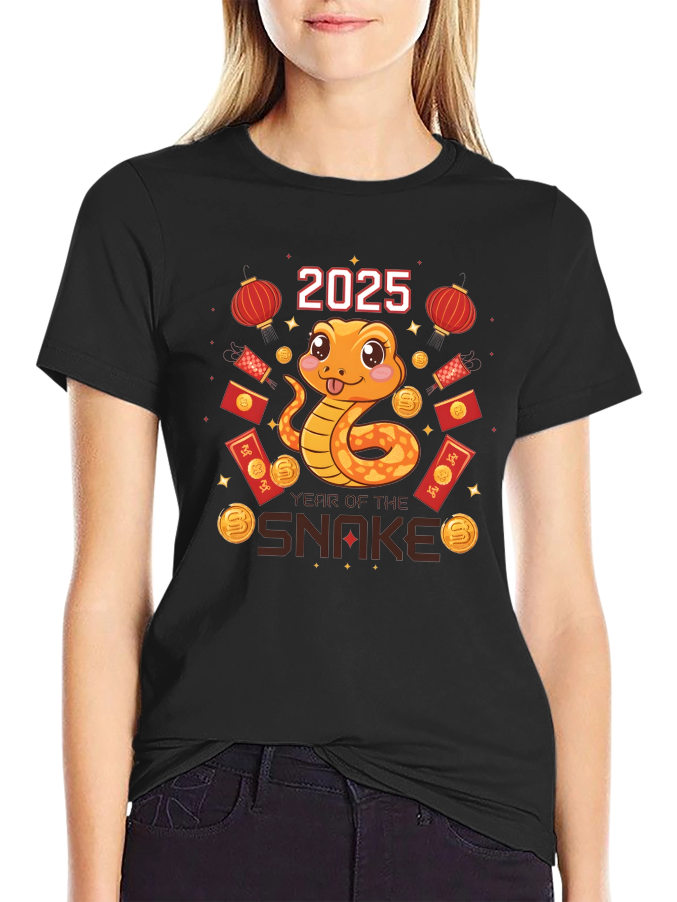 Year of the Snake 2025 Graphic T-Shirt