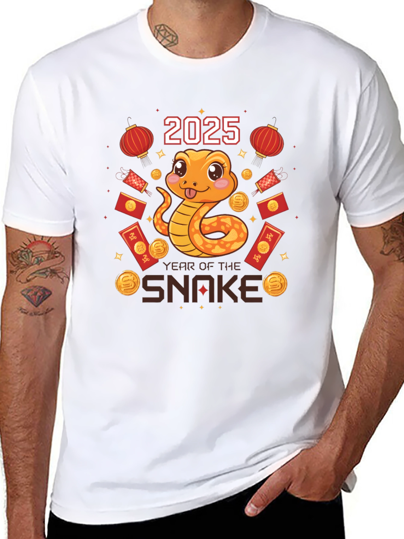 Year of the Snake 2025 Graphic T-Shirt