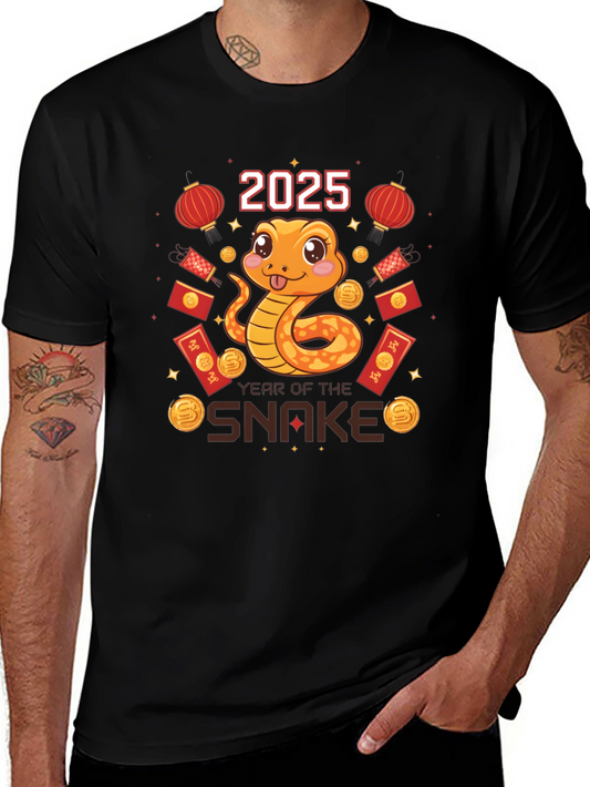 Year of the Snake 2025 Graphic T-Shirt
