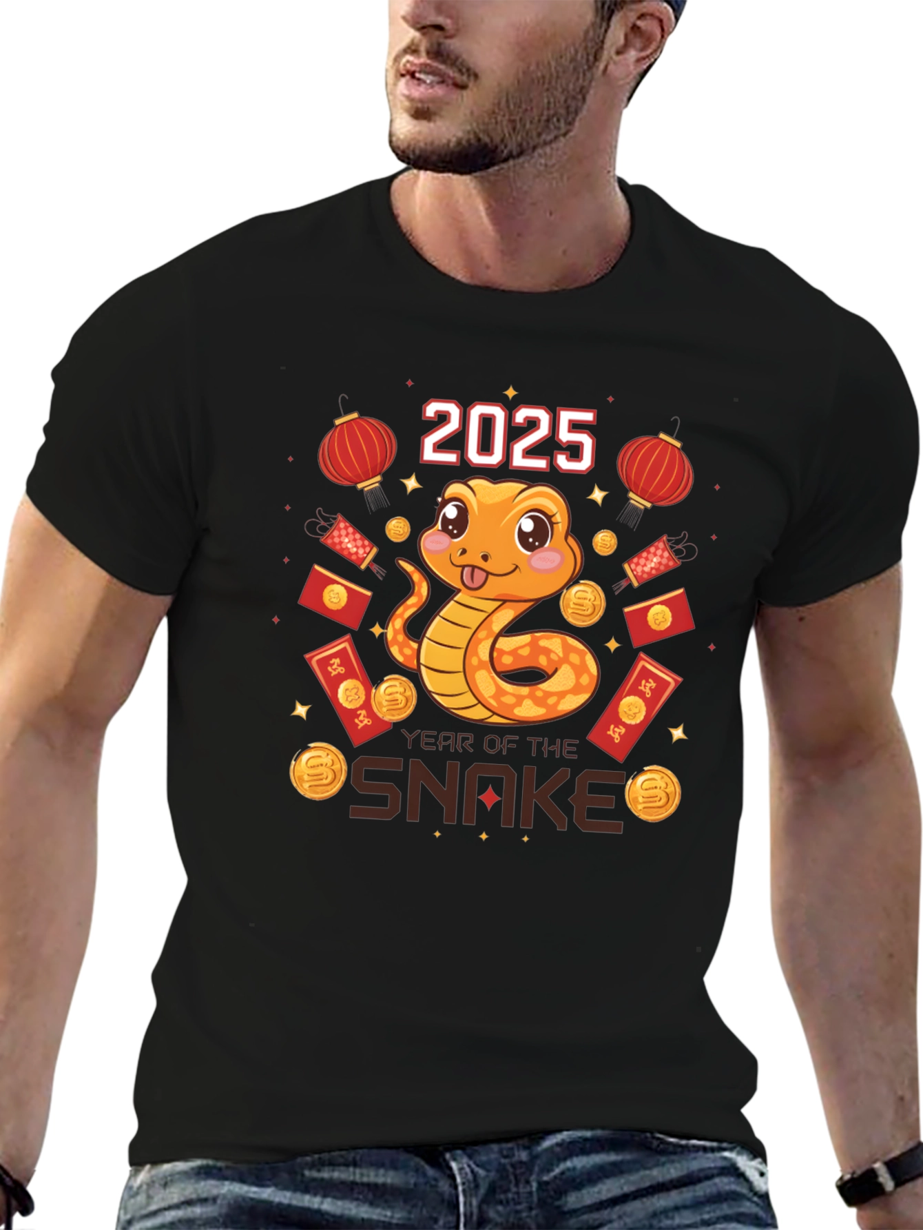 Year of the Snake 2025 Graphic T-Shirt
