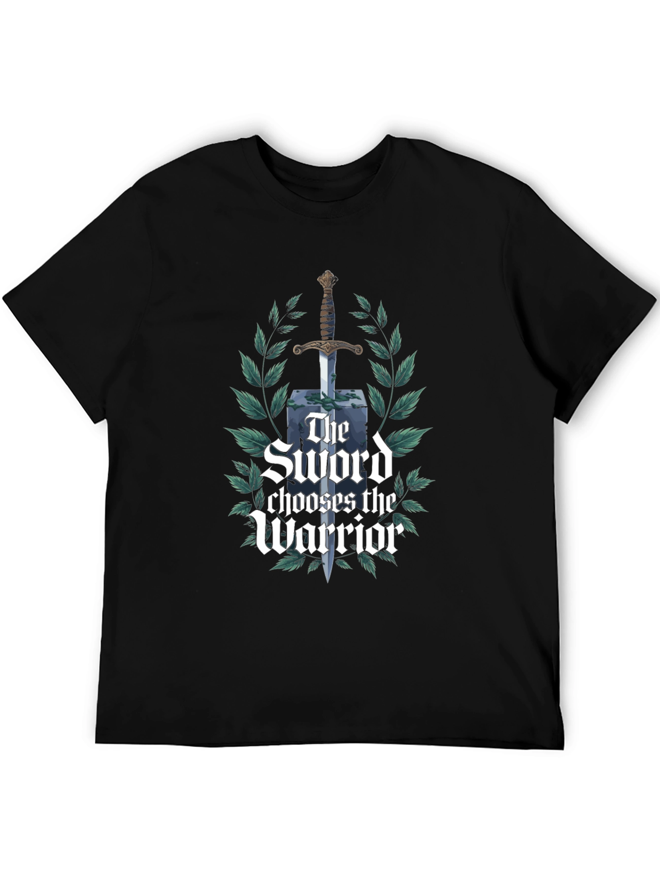 Sword Chooses the Warrior Black T-Shirt