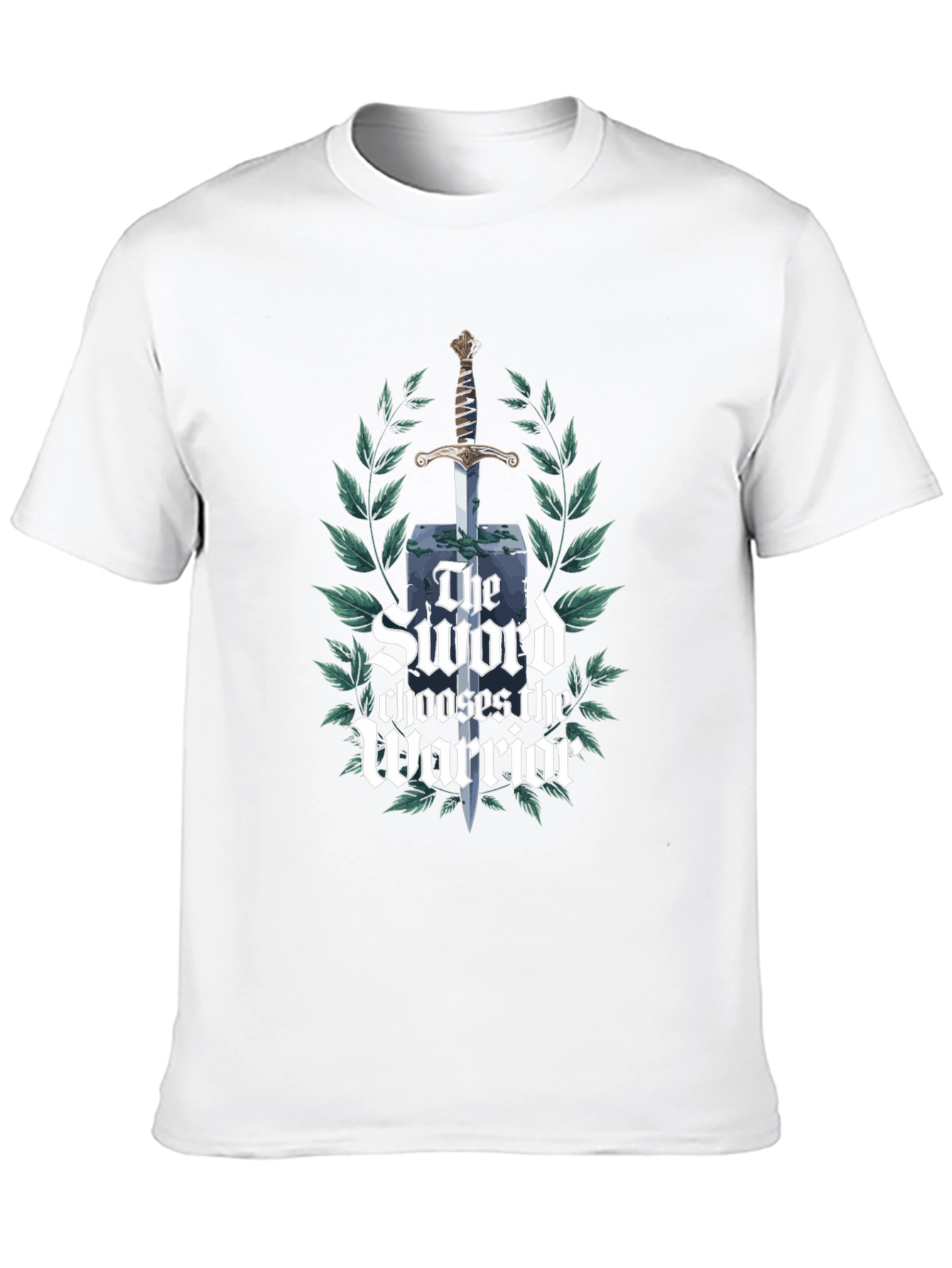 Sword Chooses the Warrior Black T-Shirt