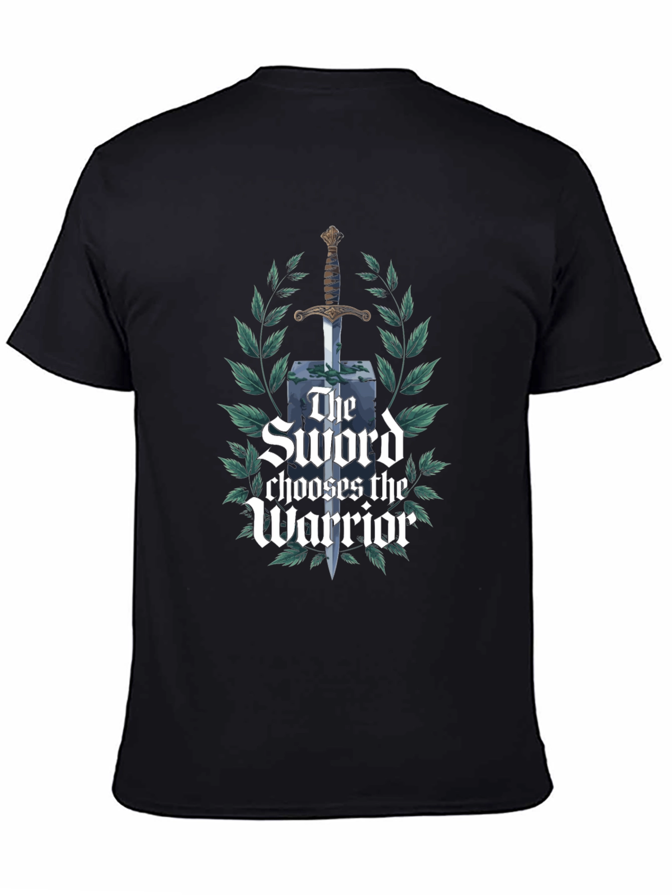 Sword Chooses the Warrior Black T-Shirt