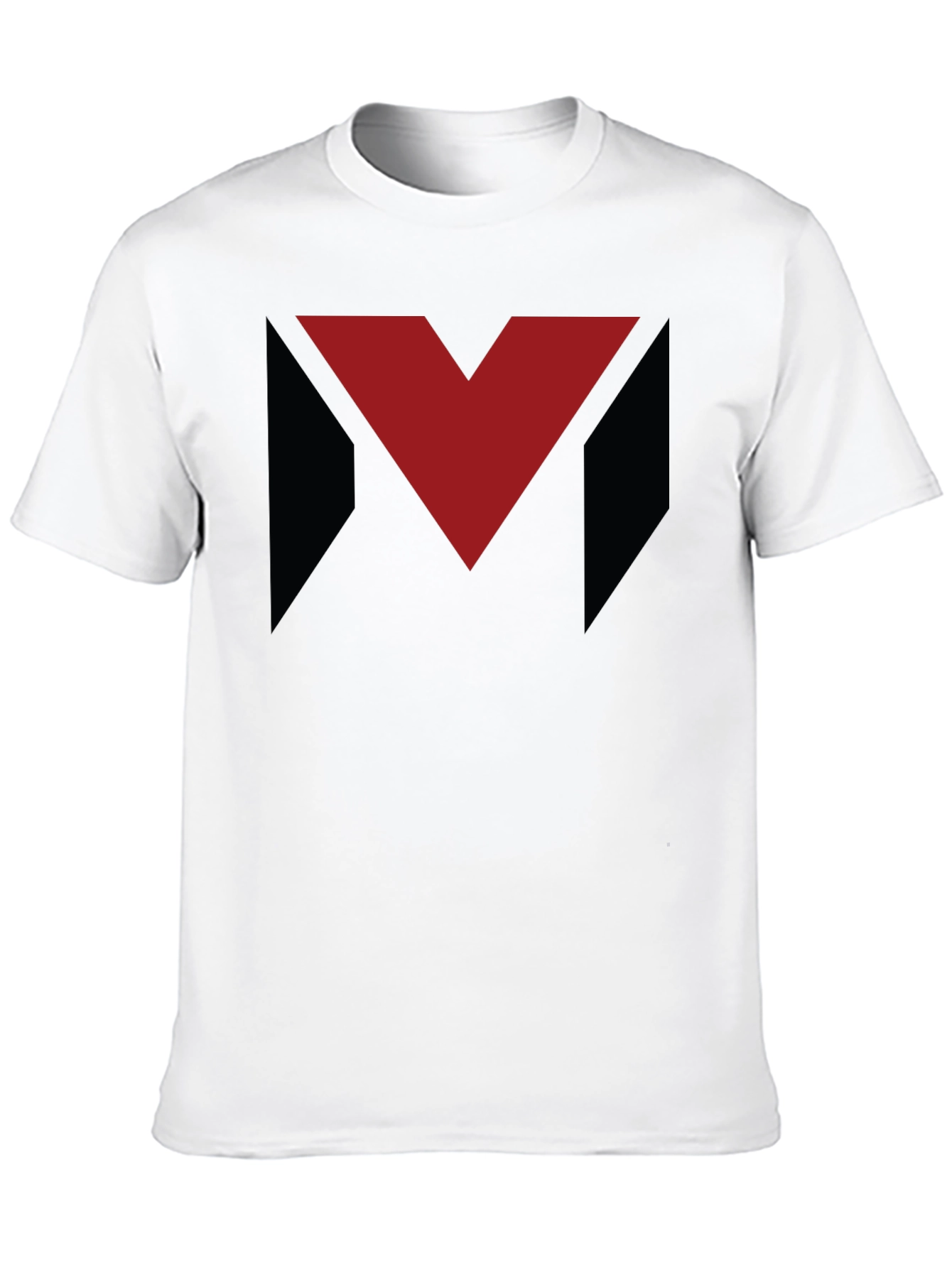 Geometric Logo Tee - Modern Graphic Print Shirt