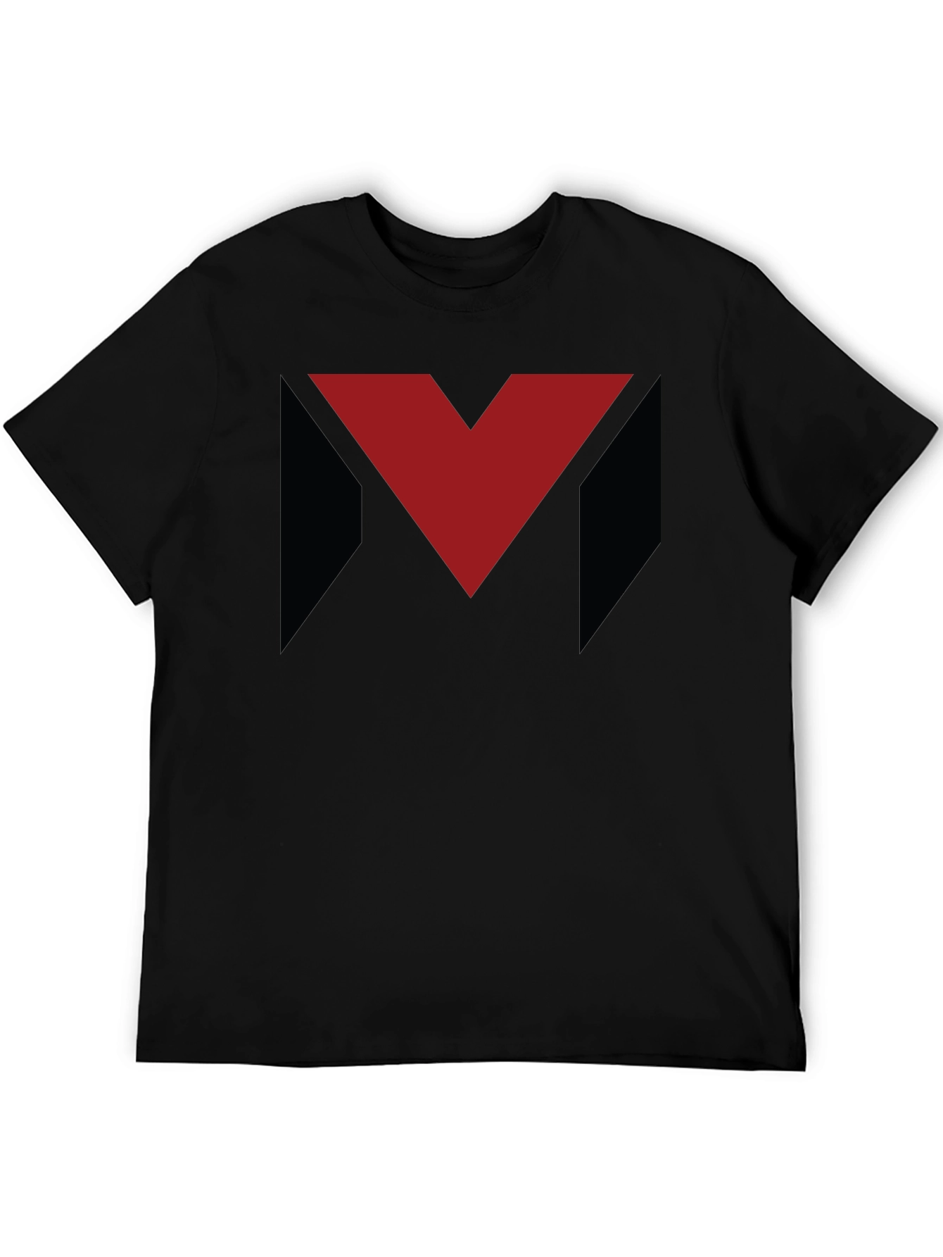 Geometric Logo Tee - Modern Graphic Print Shirt