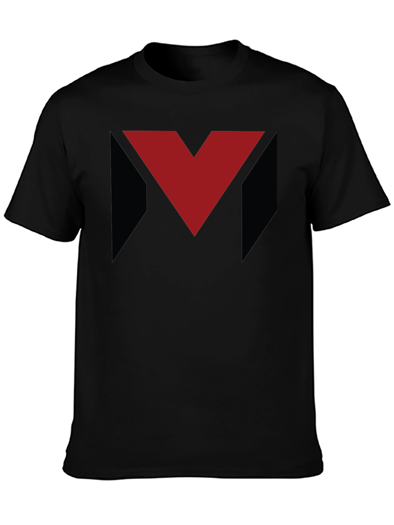 Geometric Logo Tee - Modern Graphic Print Shirt