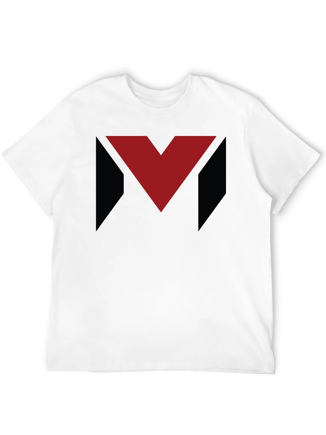 Geometric Logo Tee - Modern Graphic Print Shirt