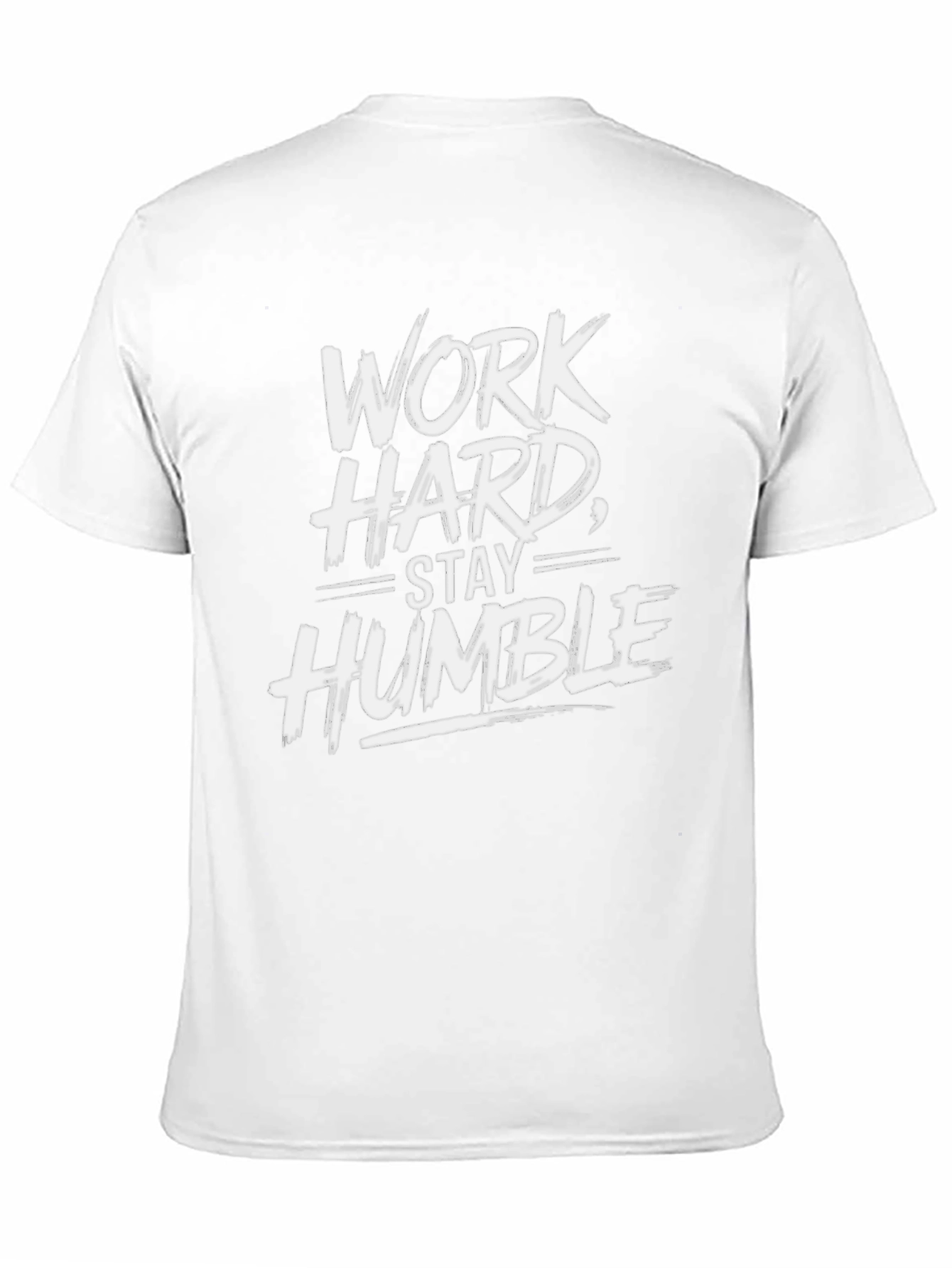 Work Hard Stay Humble Black Graphic Tee