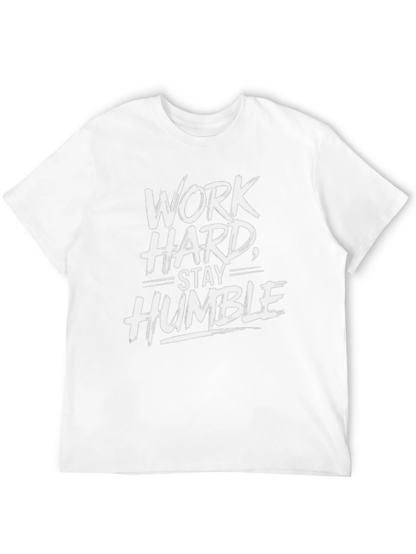 Work Hard Stay Humble Black Graphic Tee