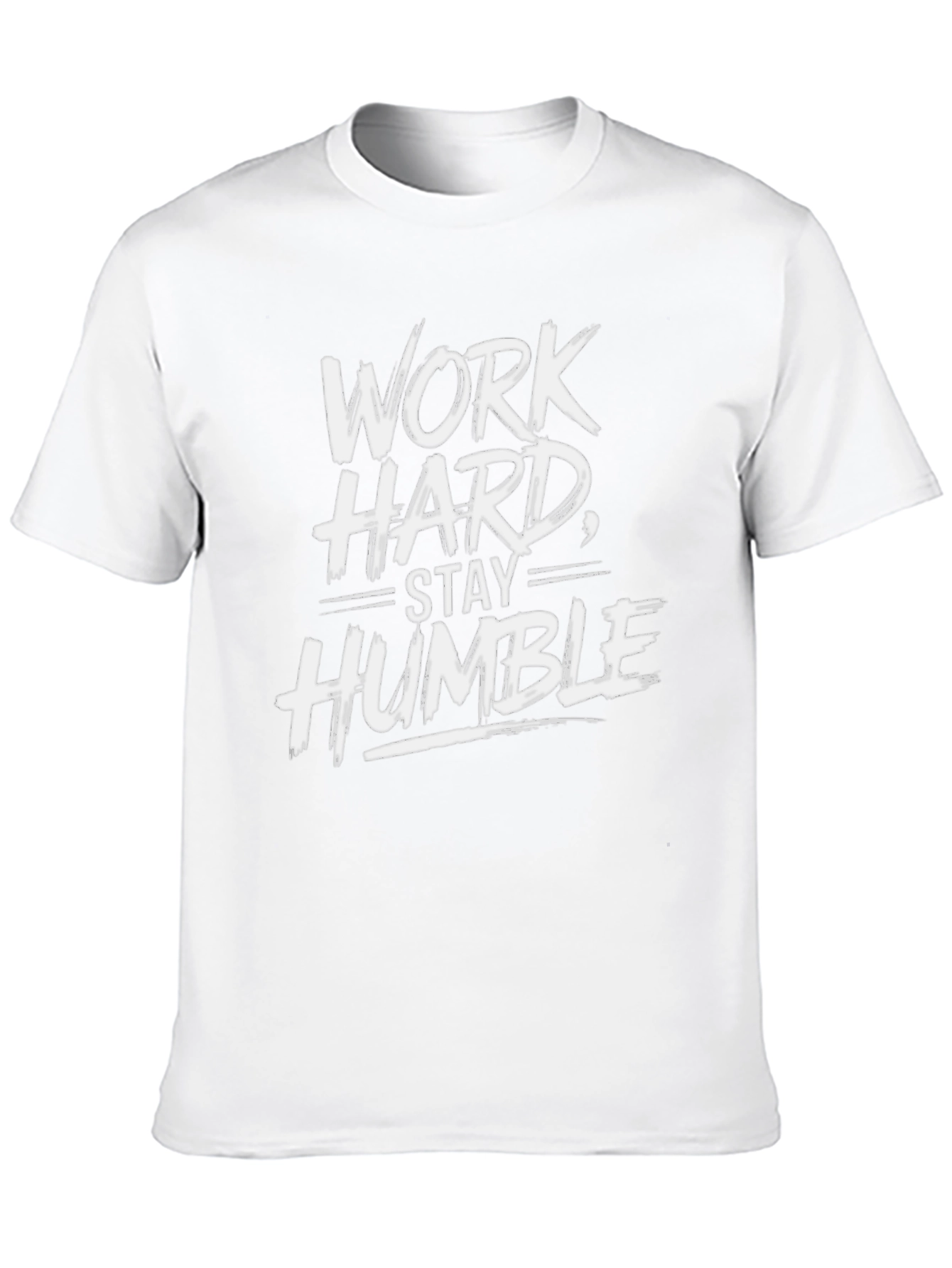 Work Hard Stay Humble Black Graphic Tee