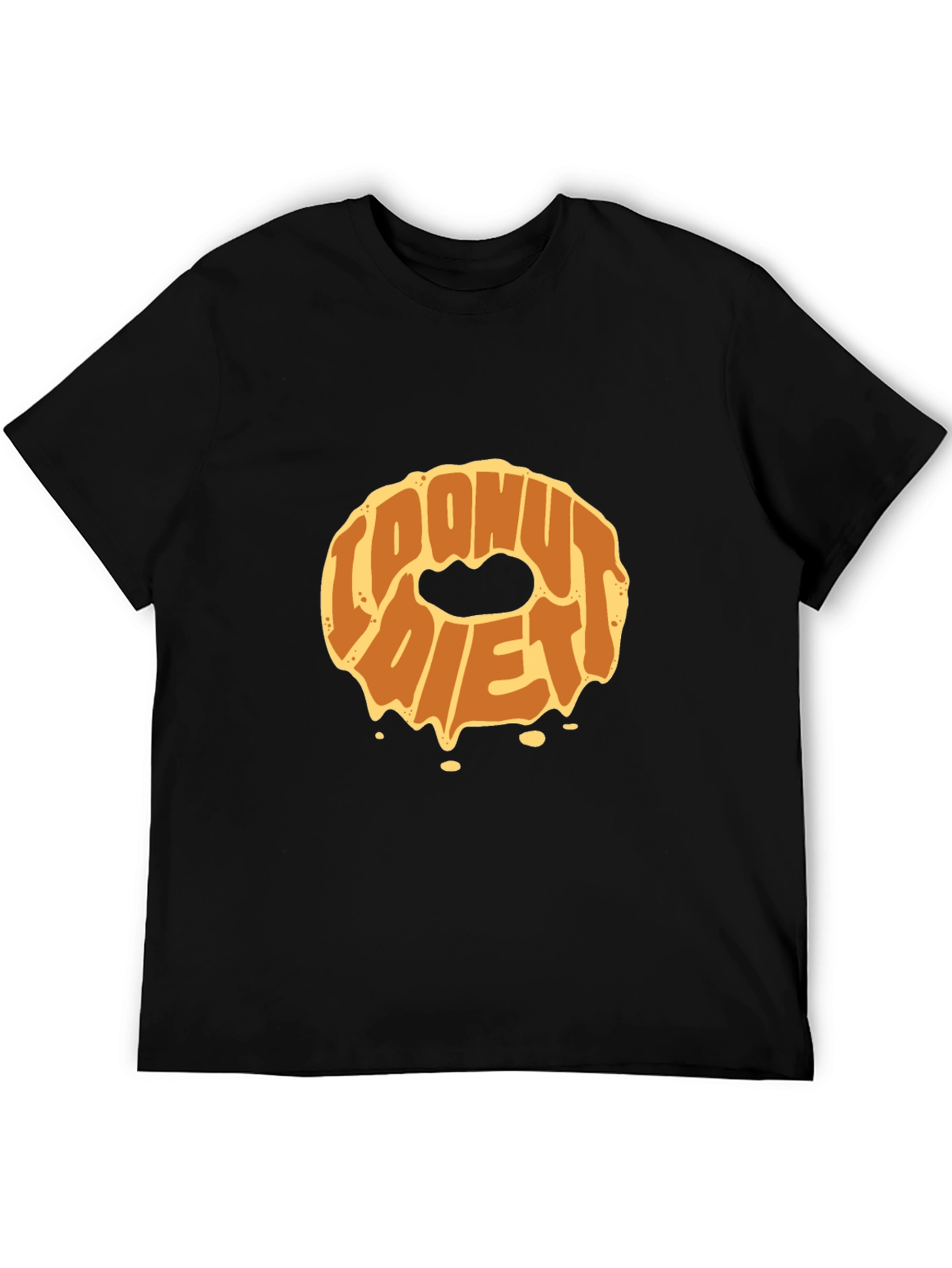 Donut Diet Graphic T-Shirt - Funny Foodie Tee