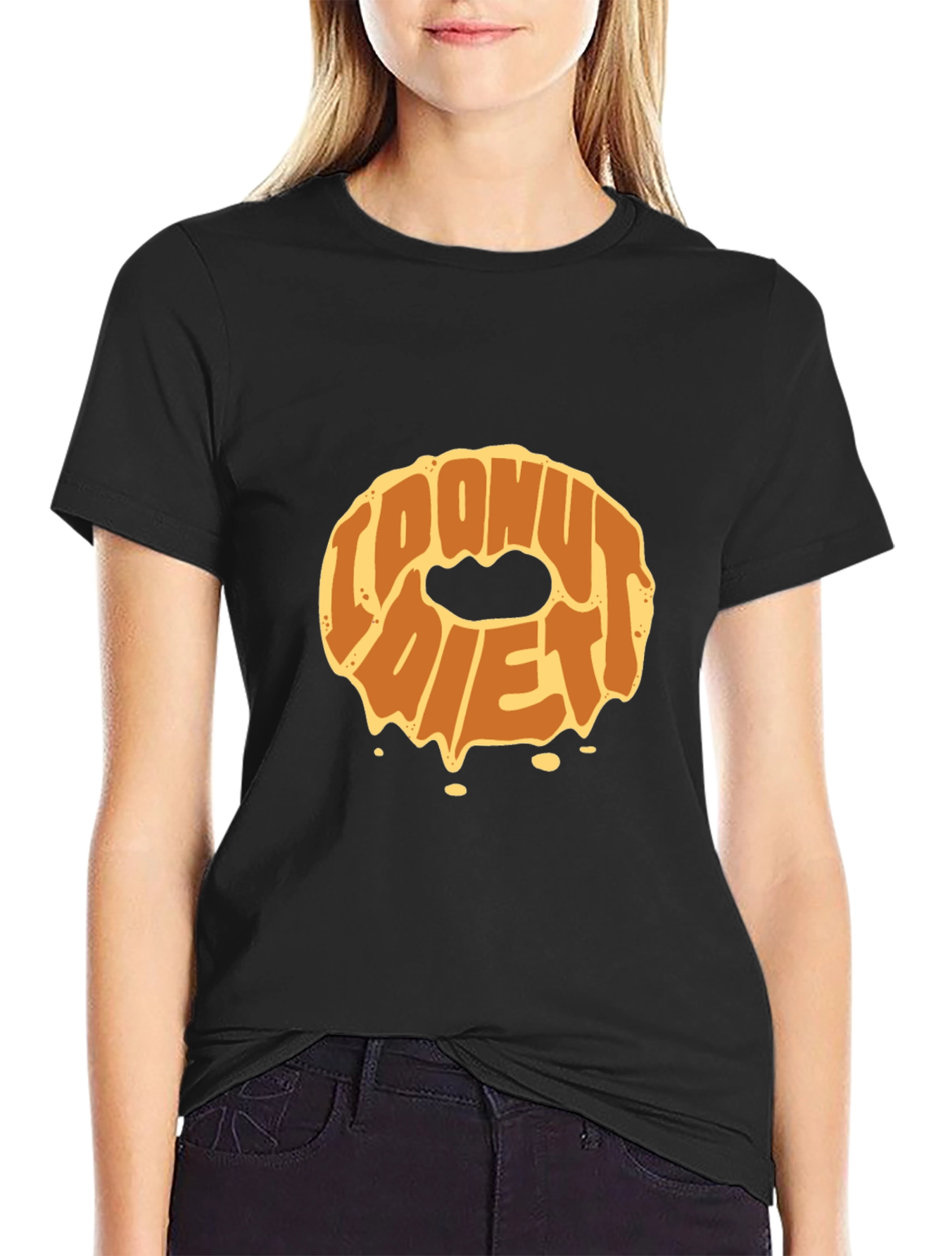 Donut Diet Graphic T-Shirt - Funny Foodie Tee