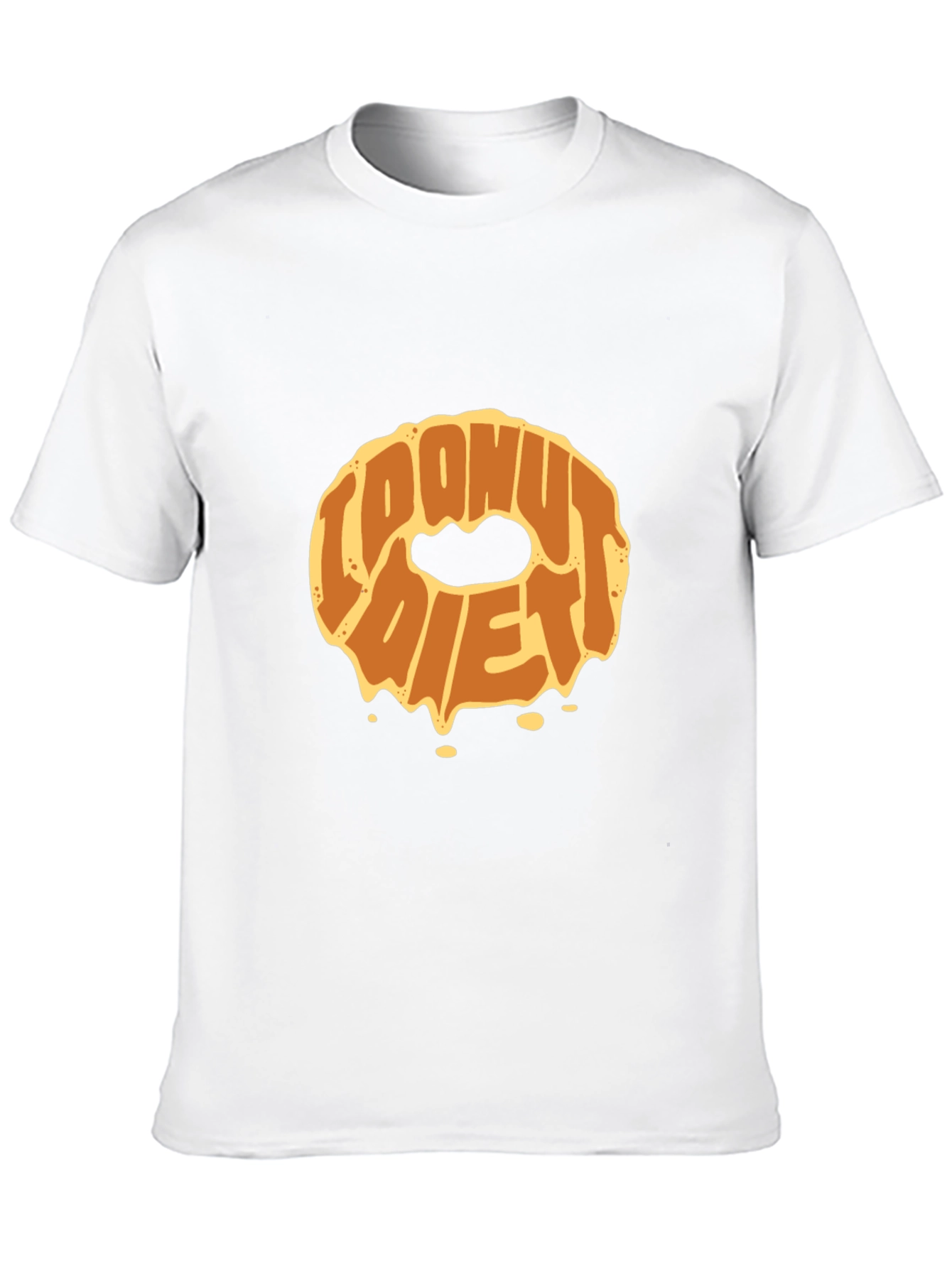 Donut Diet Graphic T-Shirt - Funny Foodie Tee