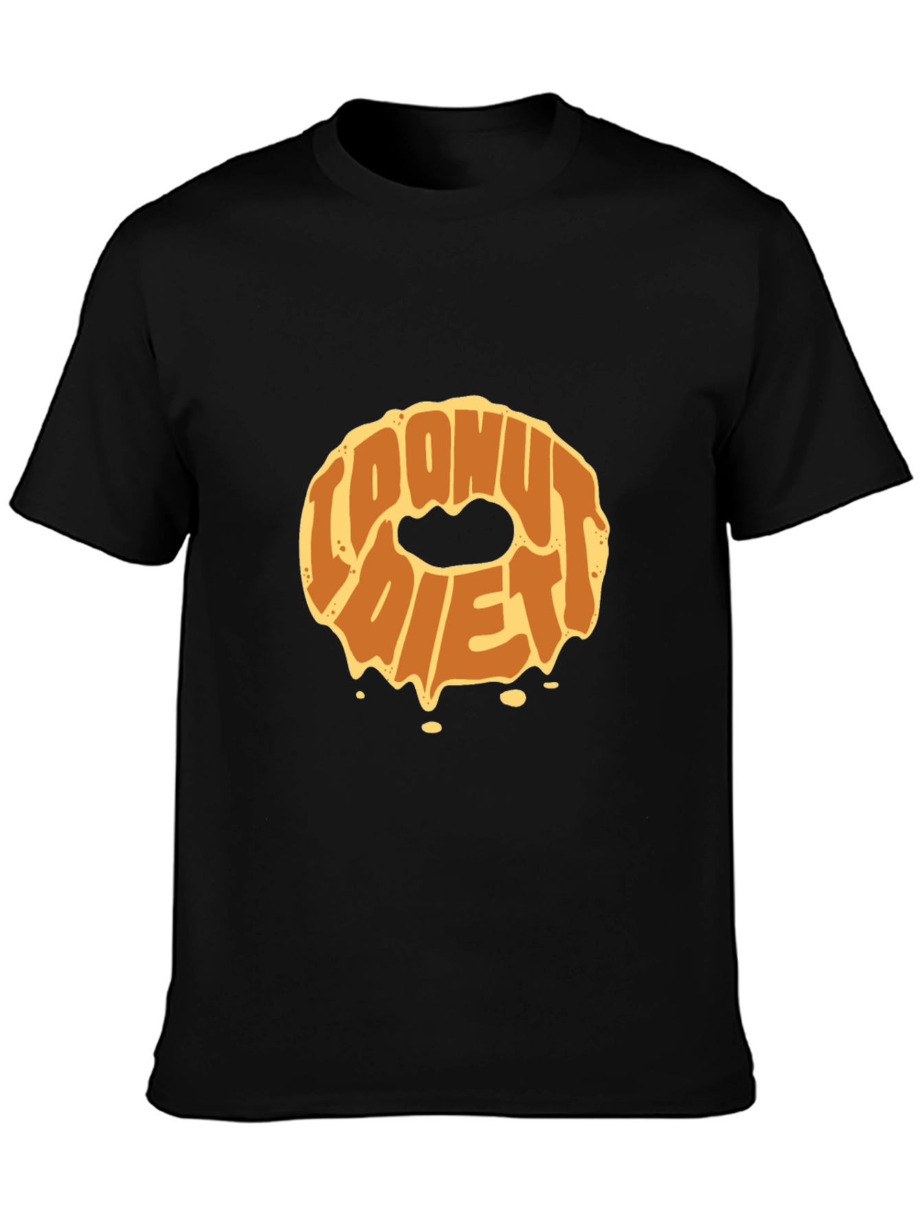 Donut Diet Graphic T-Shirt - Funny Foodie Tee