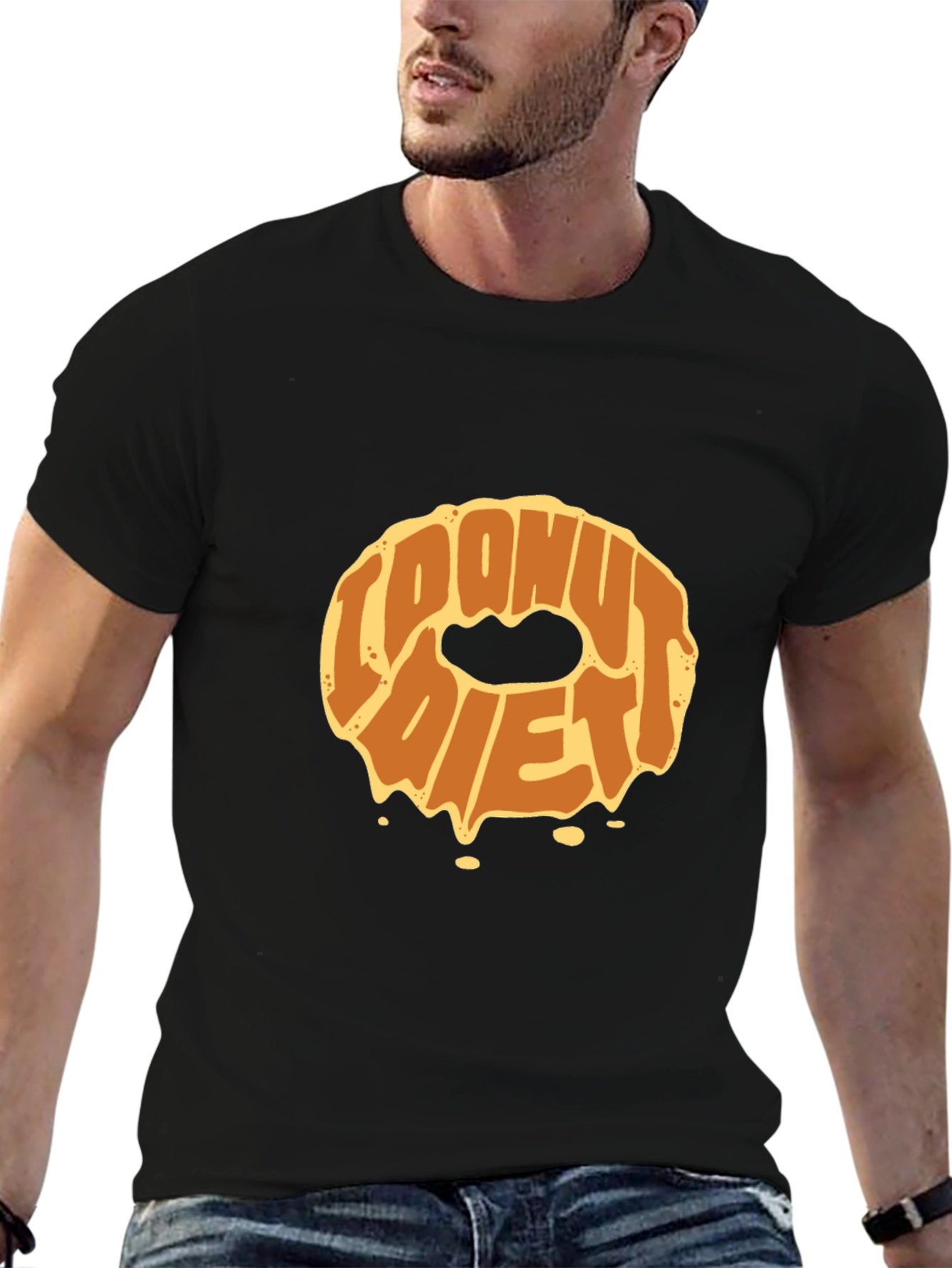 Donut Diet Graphic T-Shirt - Funny Foodie Tee