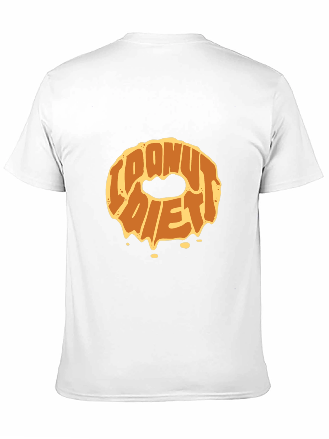 Donut Diet Graphic T-Shirt - Funny Foodie Tee