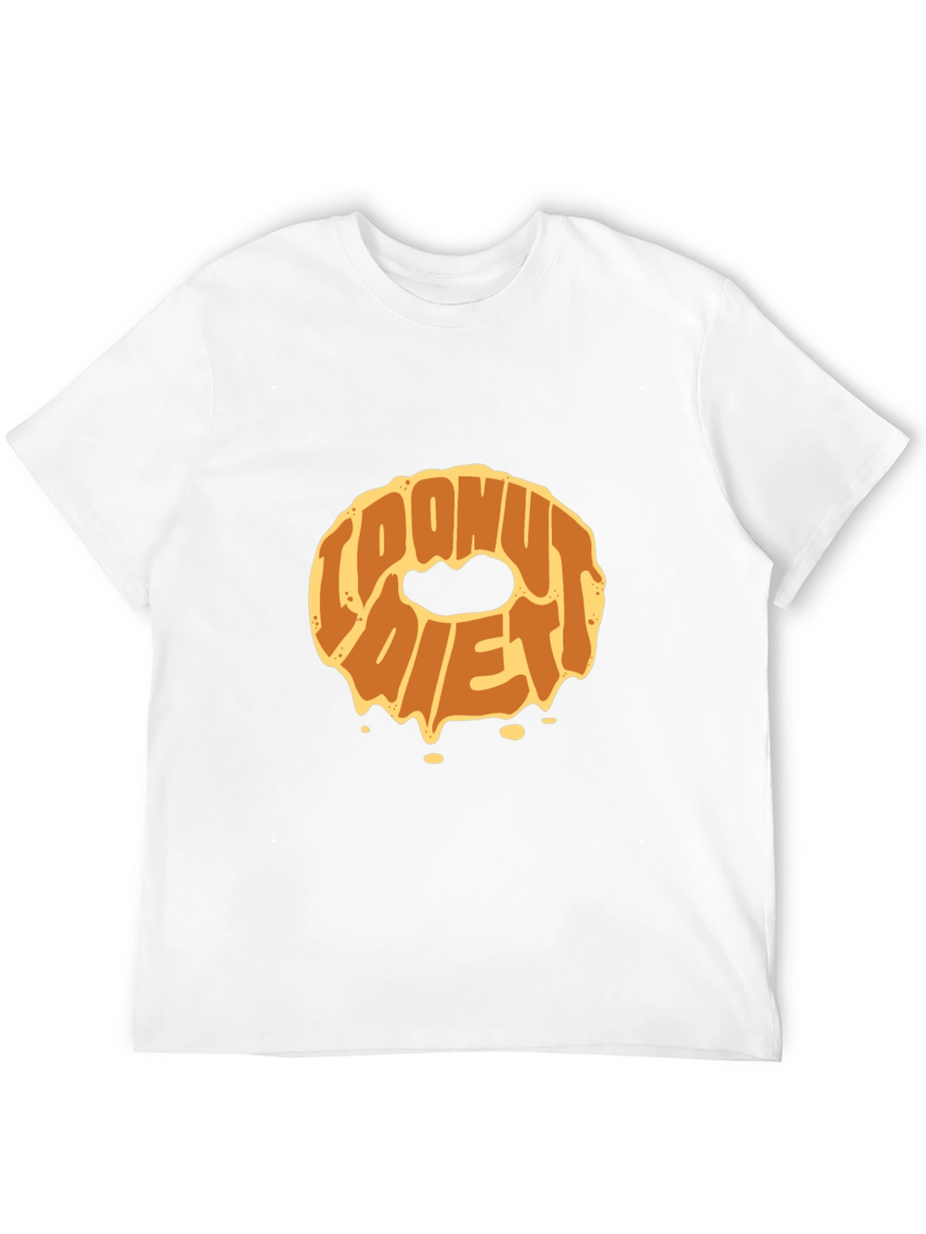 Donut Diet Graphic T-Shirt - Funny Foodie Tee