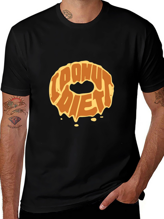 Donut Diet Graphic T-Shirt - Funny Foodie Tee