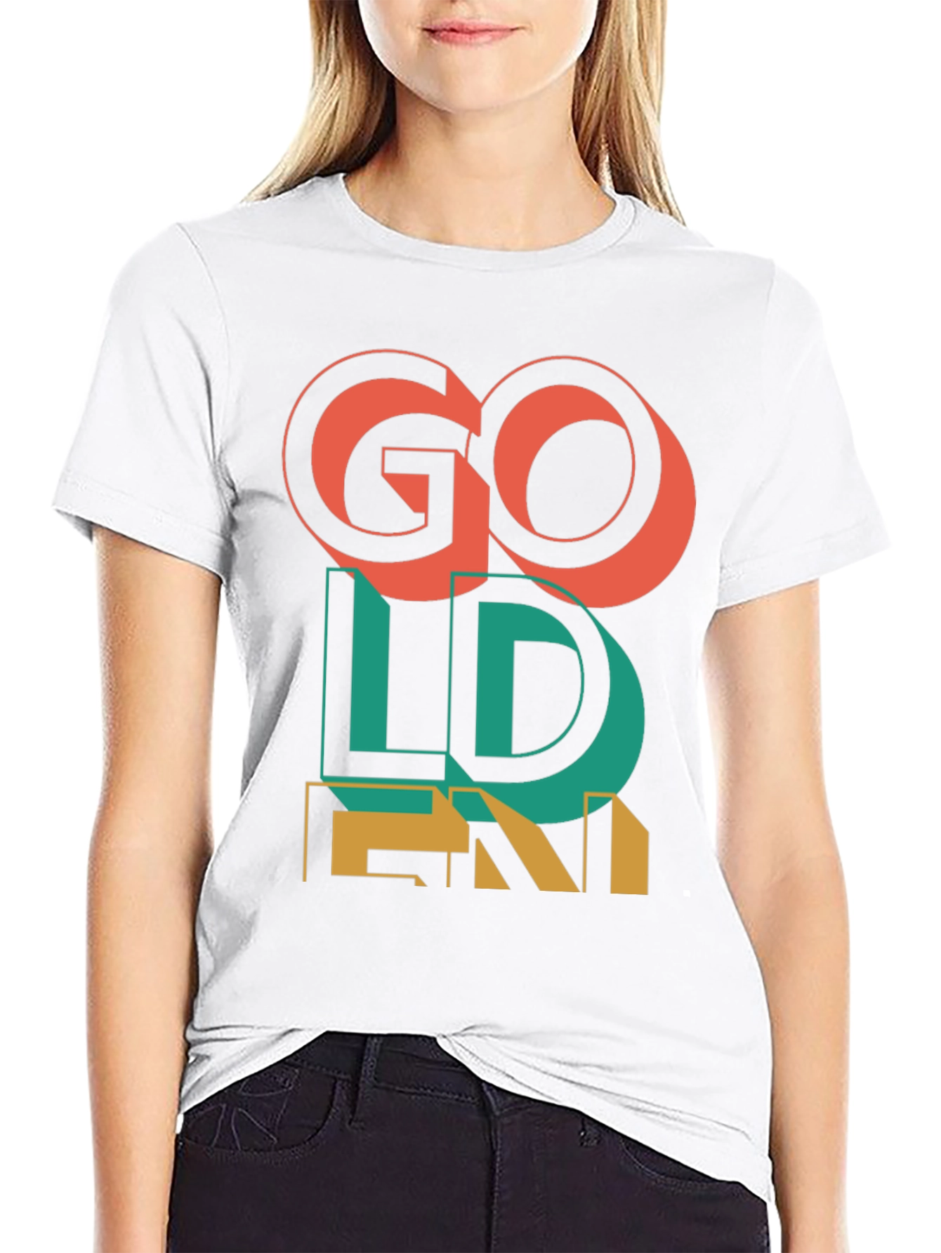Go Golden Graphic T-Shirt - Mens Fashion Tee