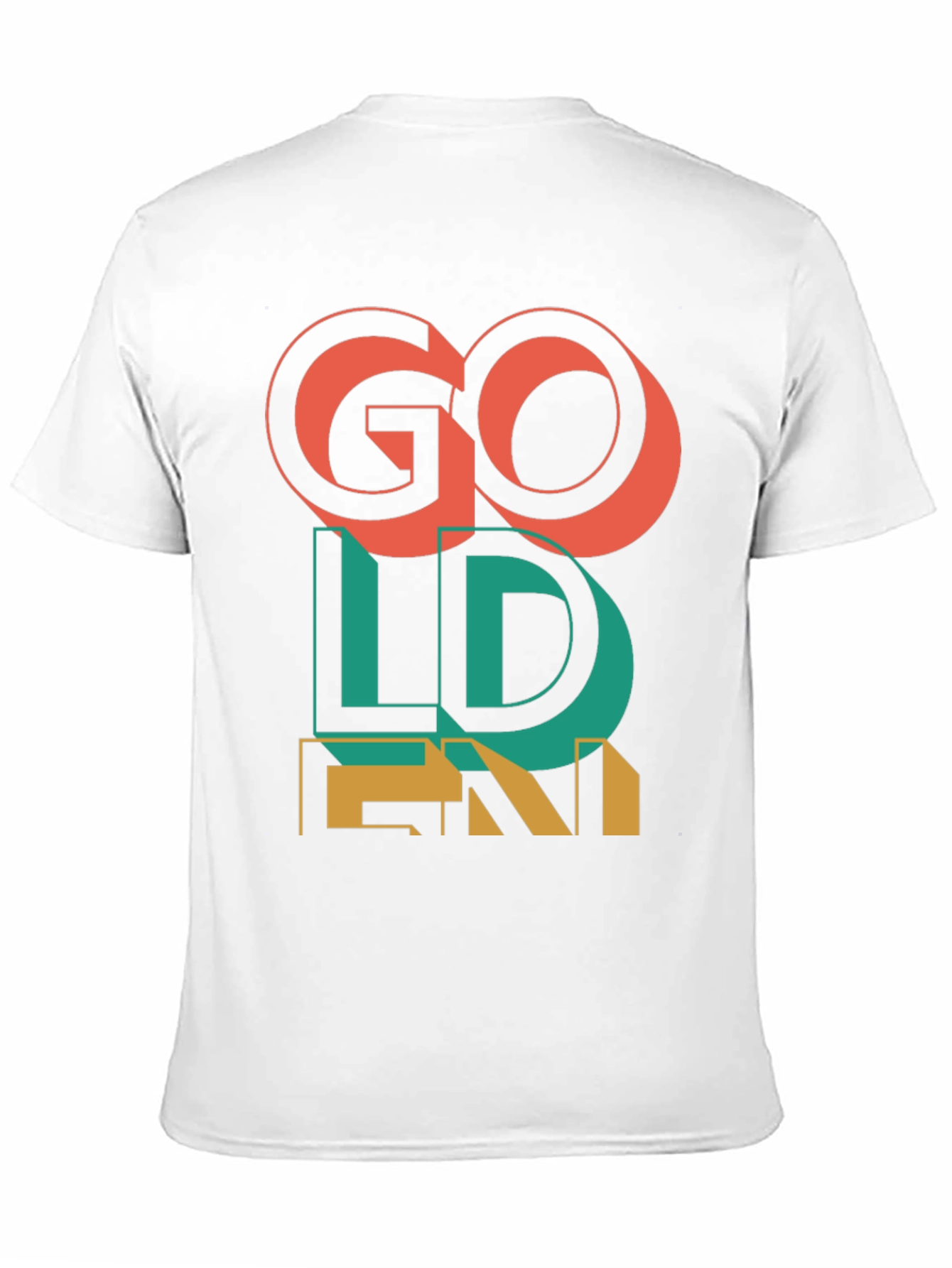 Go Golden Graphic T-Shirt - Mens Fashion Tee