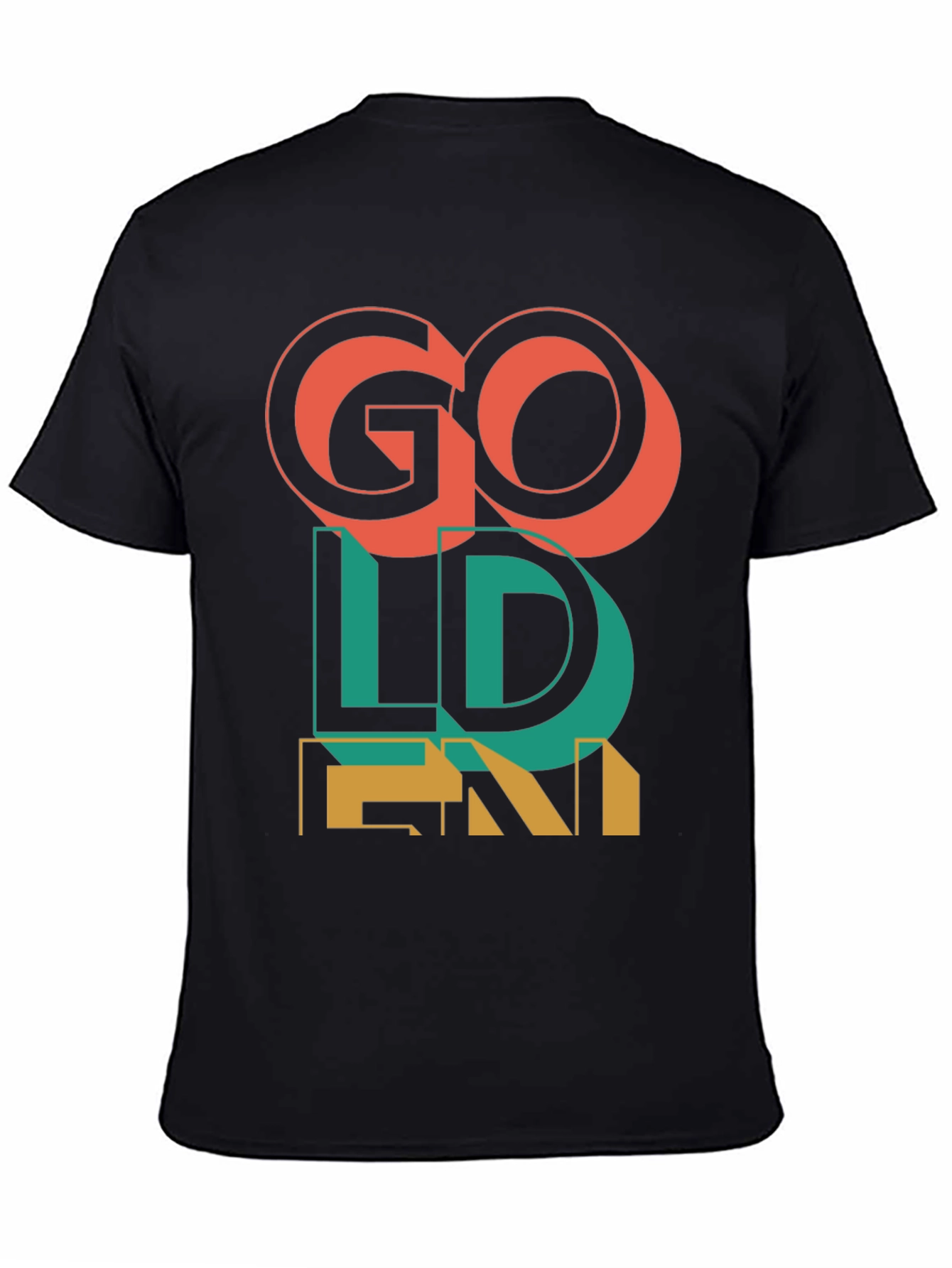 Go Golden Graphic T-Shirt - Mens Fashion Tee