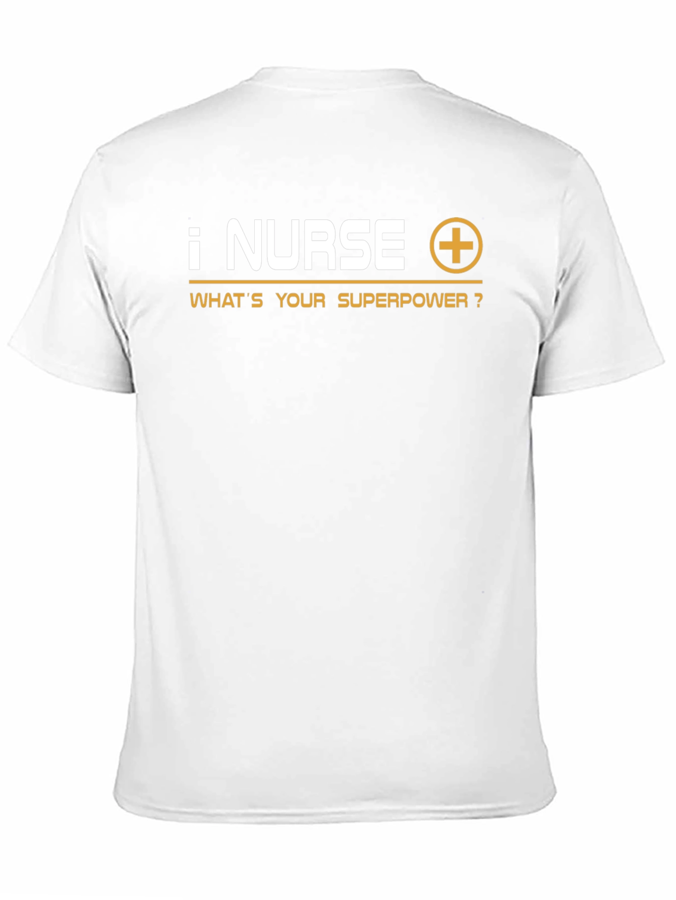 Nurse Superpower T-Shirt - Black Crew Neck Tee
