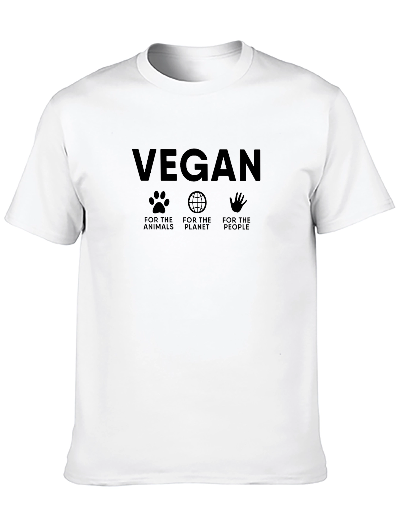 Vegan Graphic T-Shirt - For Animals Planet People