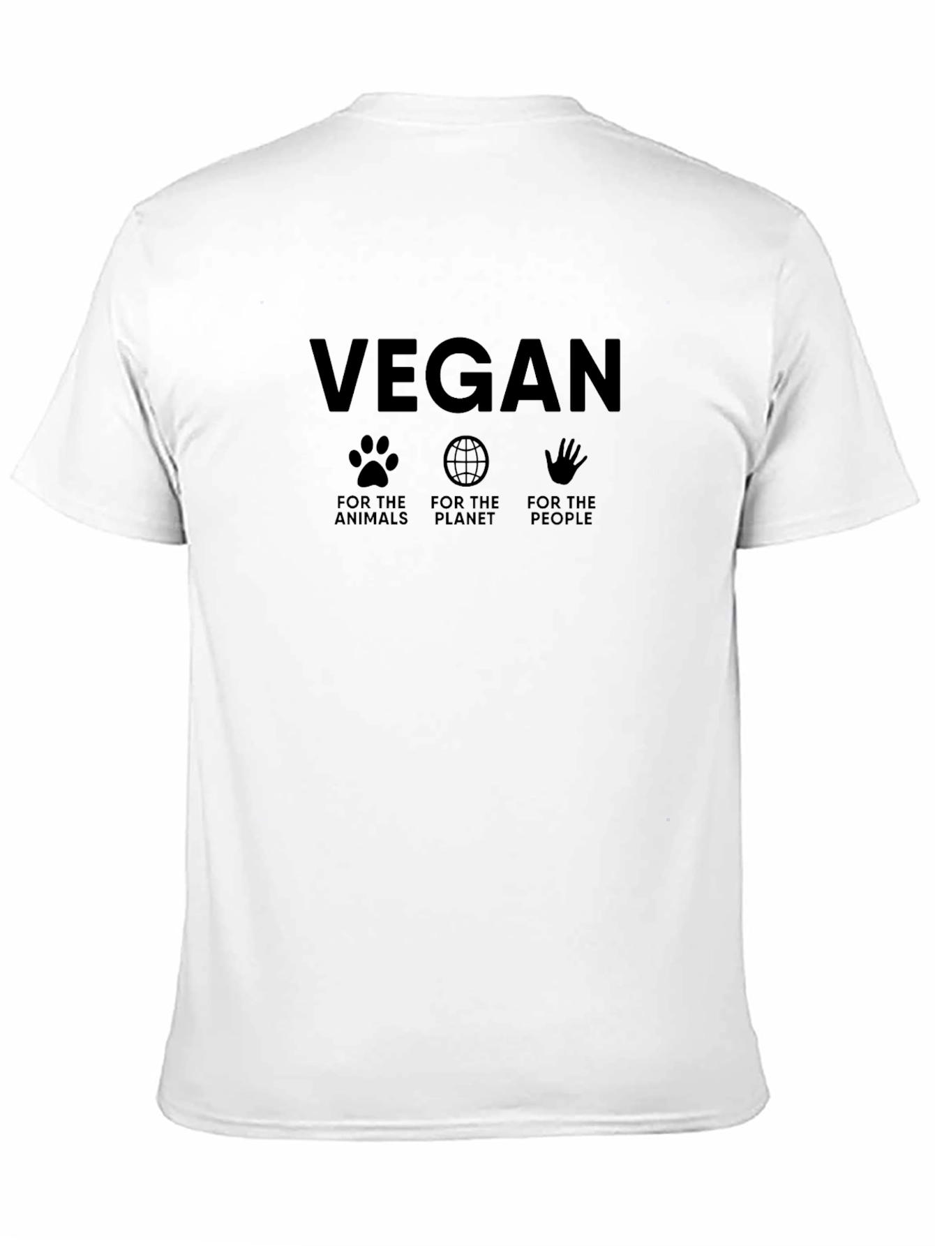 Vegan Graphic T-Shirt - For Animals Planet People