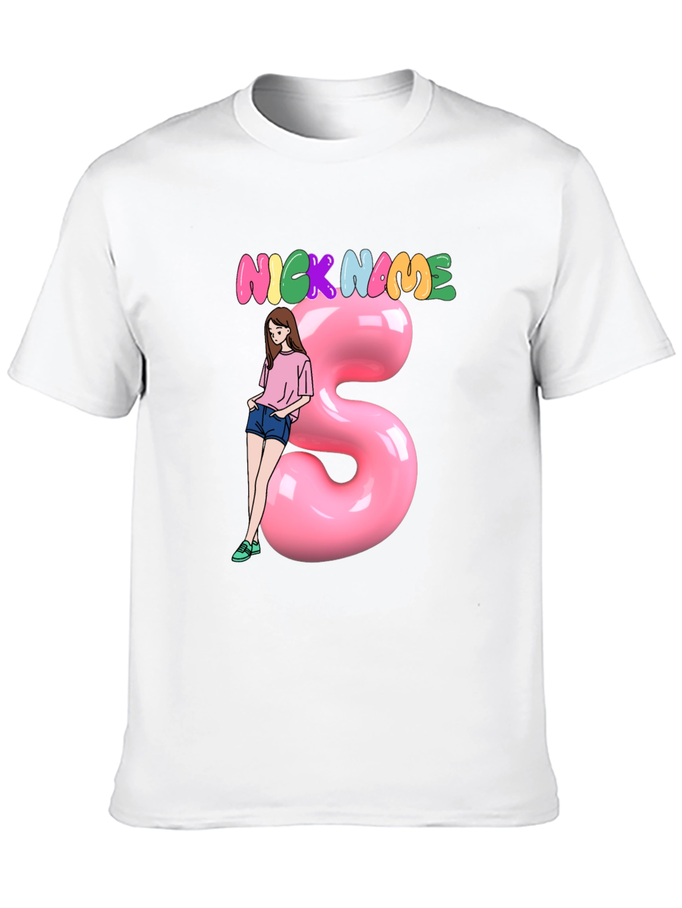 Nickname Girl Graphic T-Shirt - Unisex