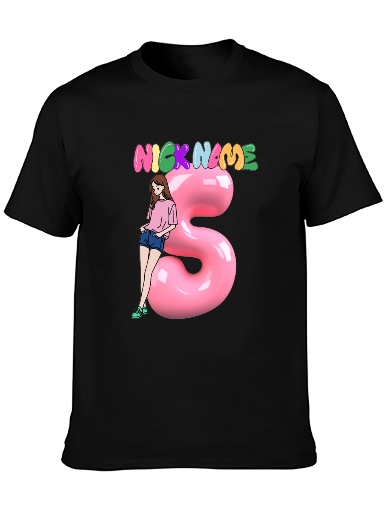 Nickname Girl Graphic T-Shirt - Unisex