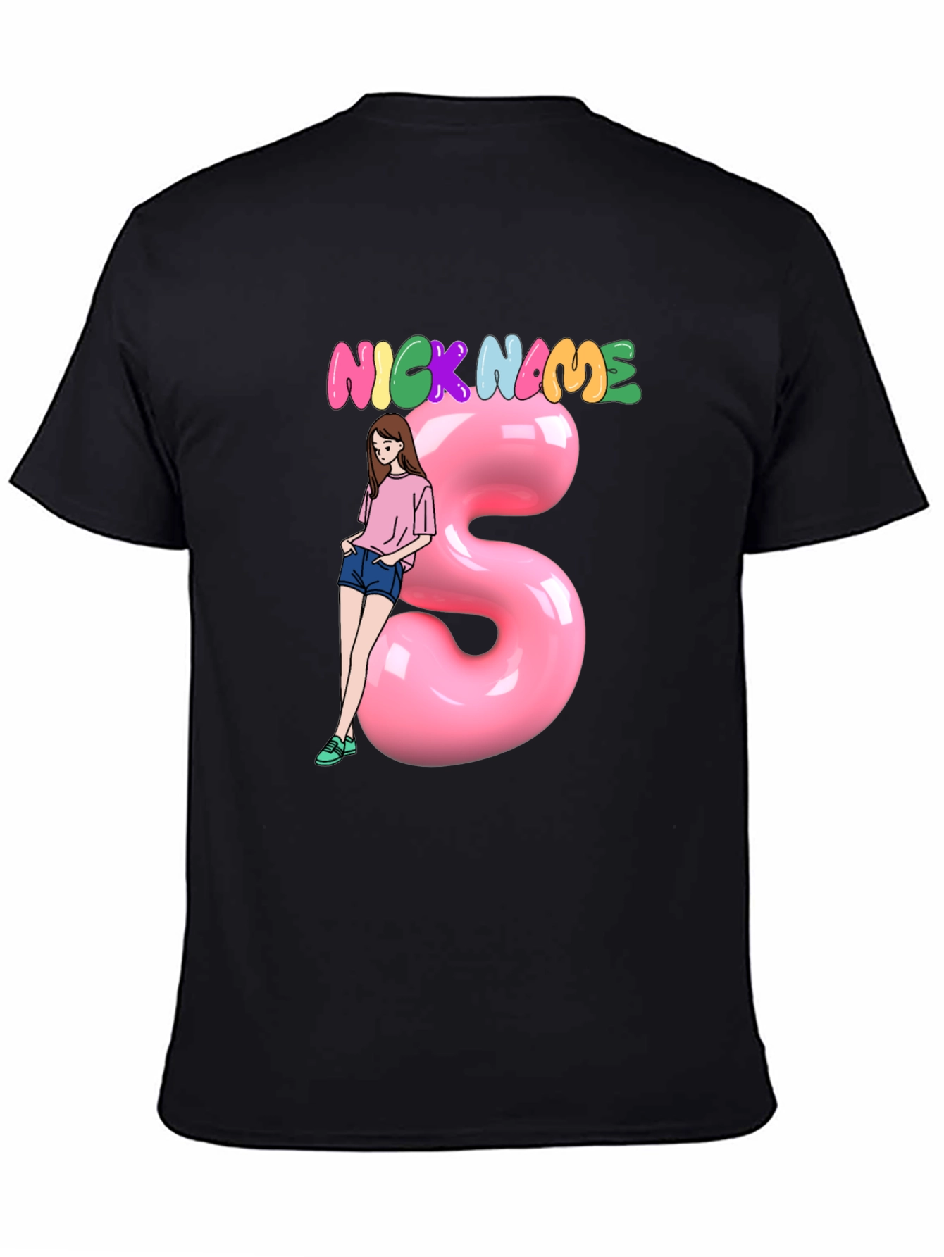 Nickname Girl Graphic T-Shirt - Unisex