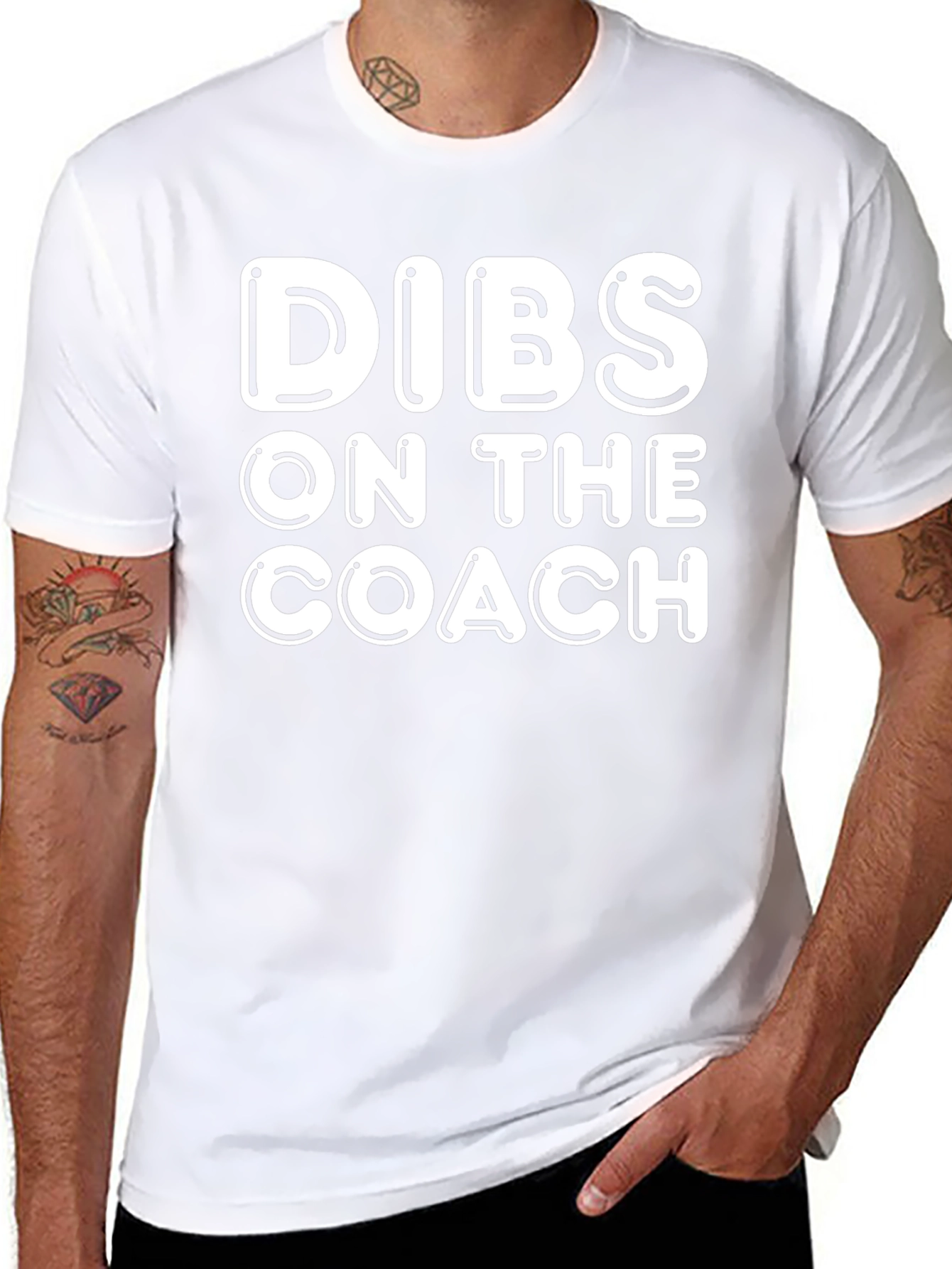 Dibs on the Coach T-Shirt - Novelty Apparel