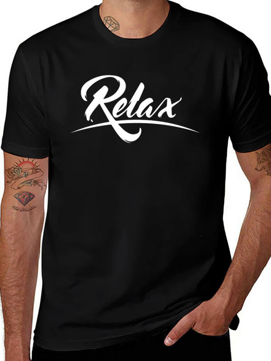 Relax Graphic Tee - Stylish Comfort